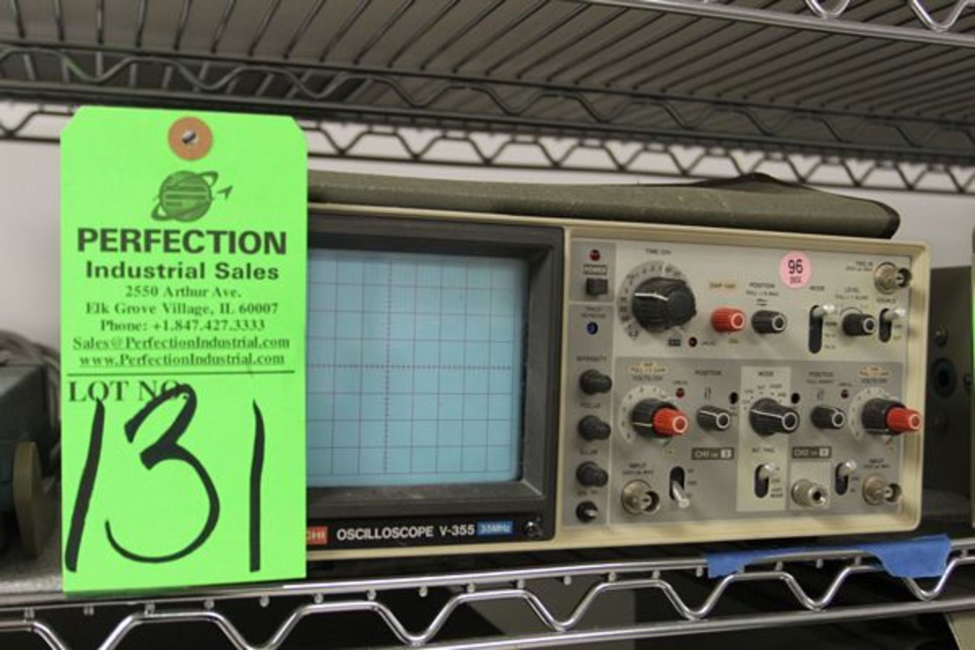 HITACHI V-355 35 MHz Oscilloscope, s/n 9045065