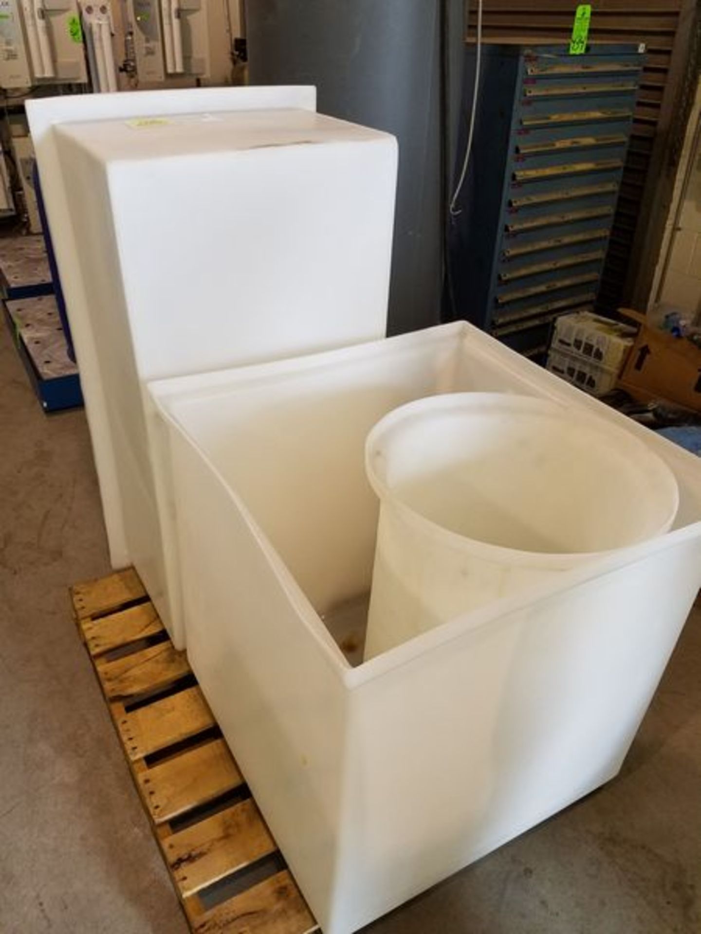 Lot of Hi Density HDPE Tanks and Bins - Image 3 of 4