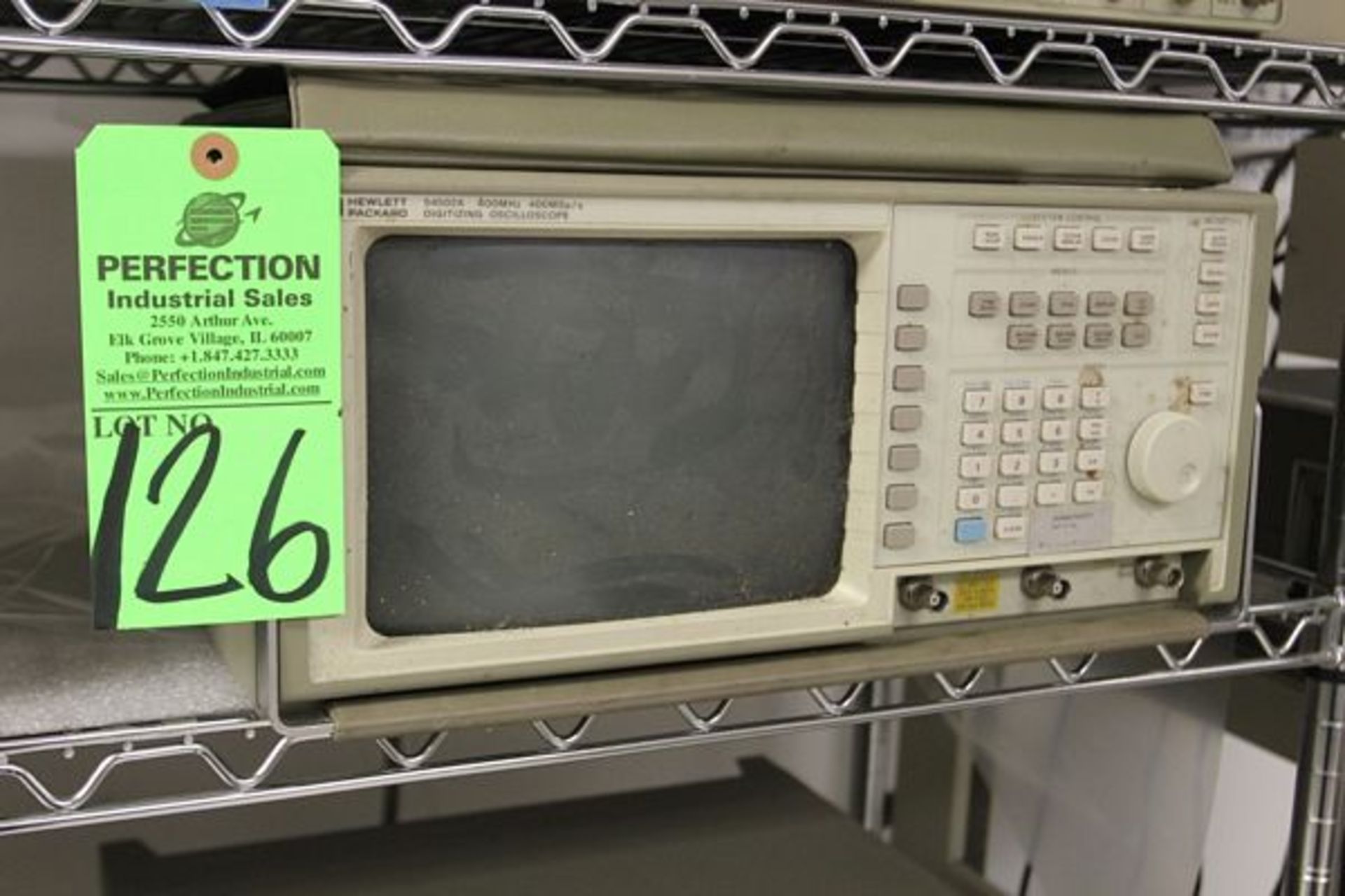 HP 54502A 400 MHz Digitizing Oscilloscope, s/n 2934A03338