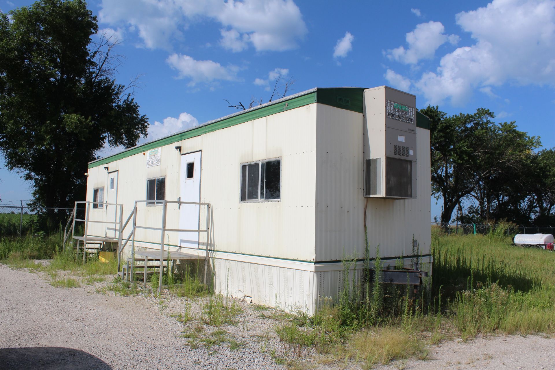 Whitley 36' x 8' Mobile Office Trailer, Tandem Axle, AC Electric Panel, A/C Unit, 2) Side Doors;