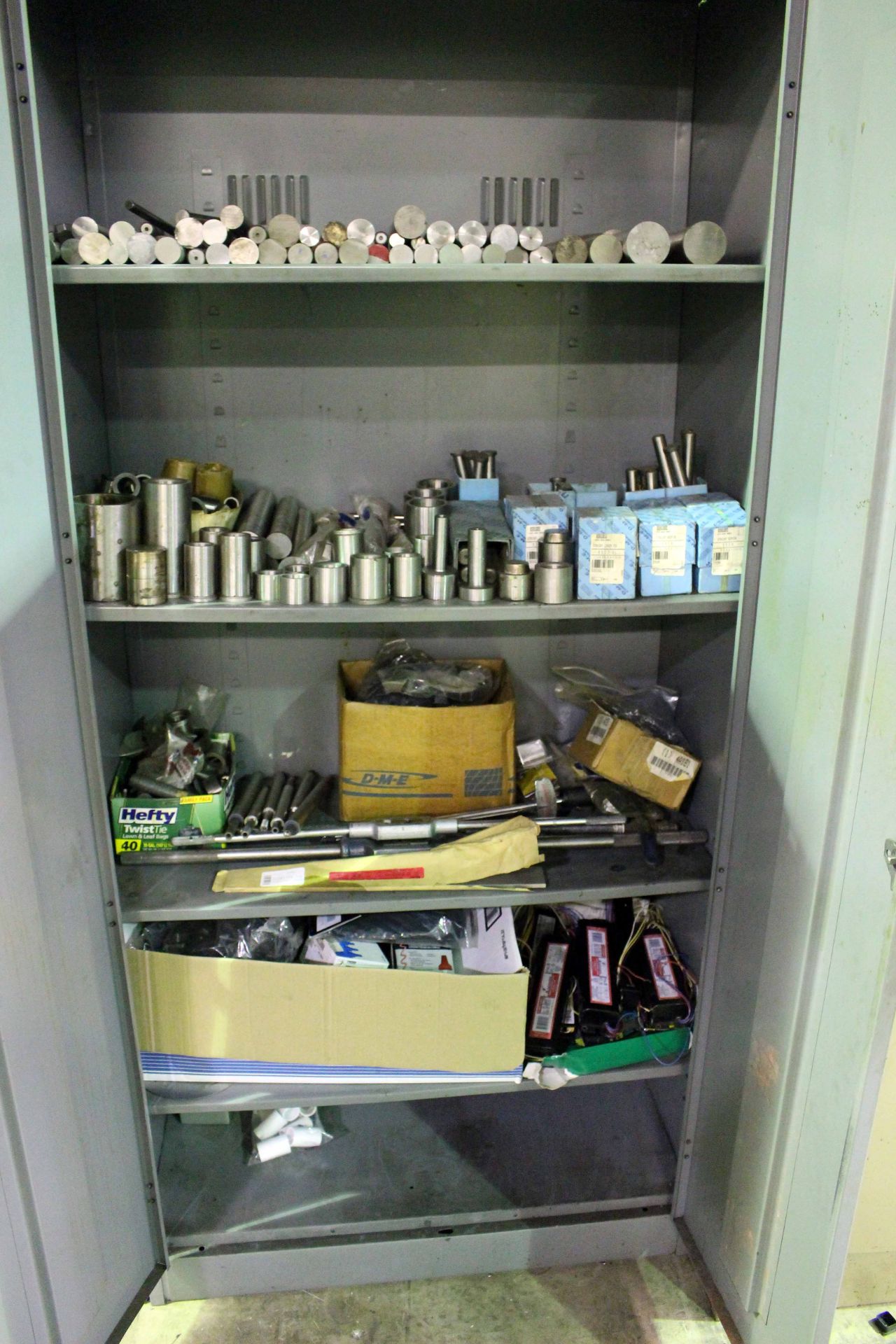 LOT OF TOOLS, misc. (in one metal cabinet)