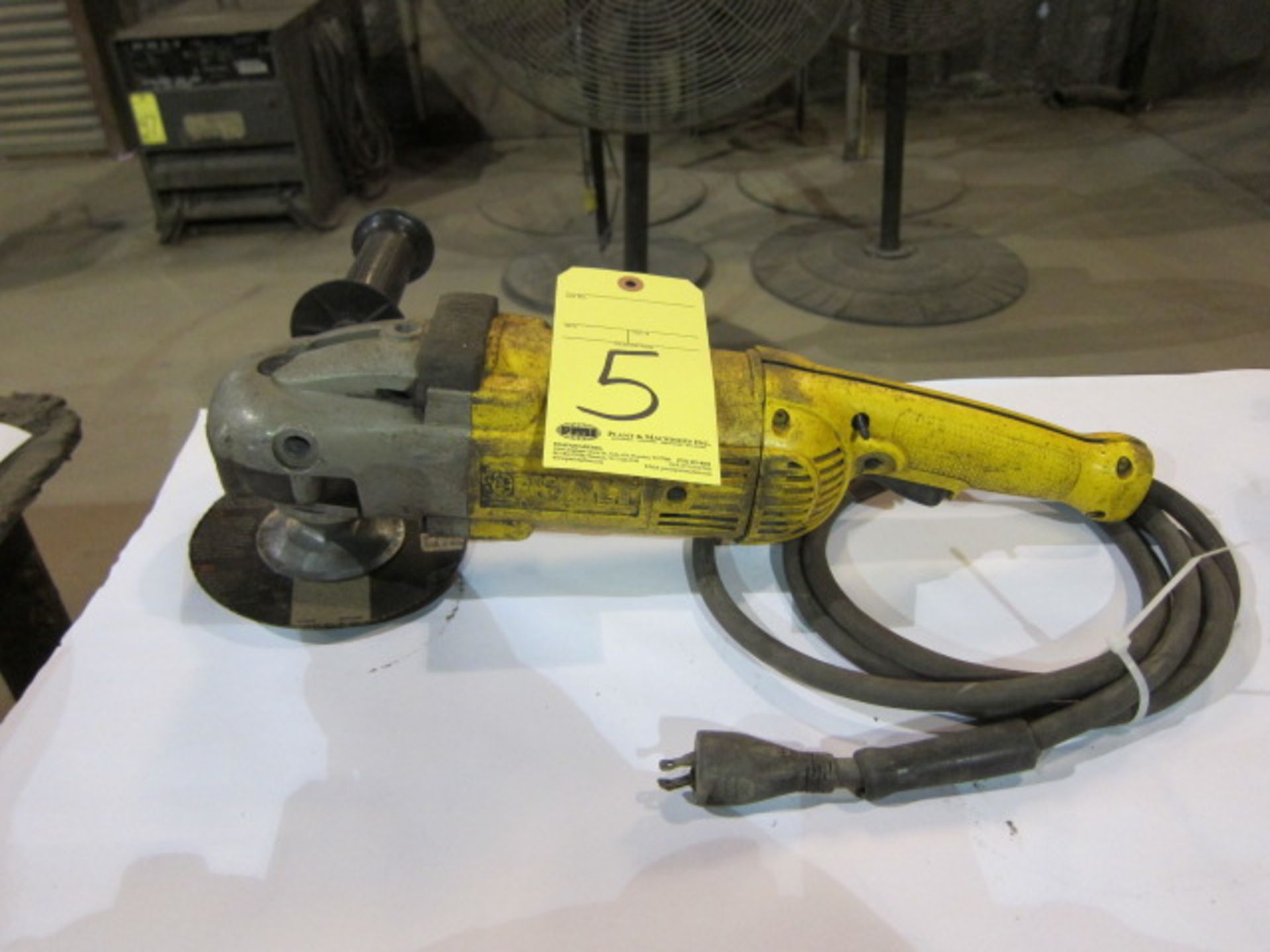 ELECTRIC RIGHT ANGLE GRINDER, DEWALT 8"