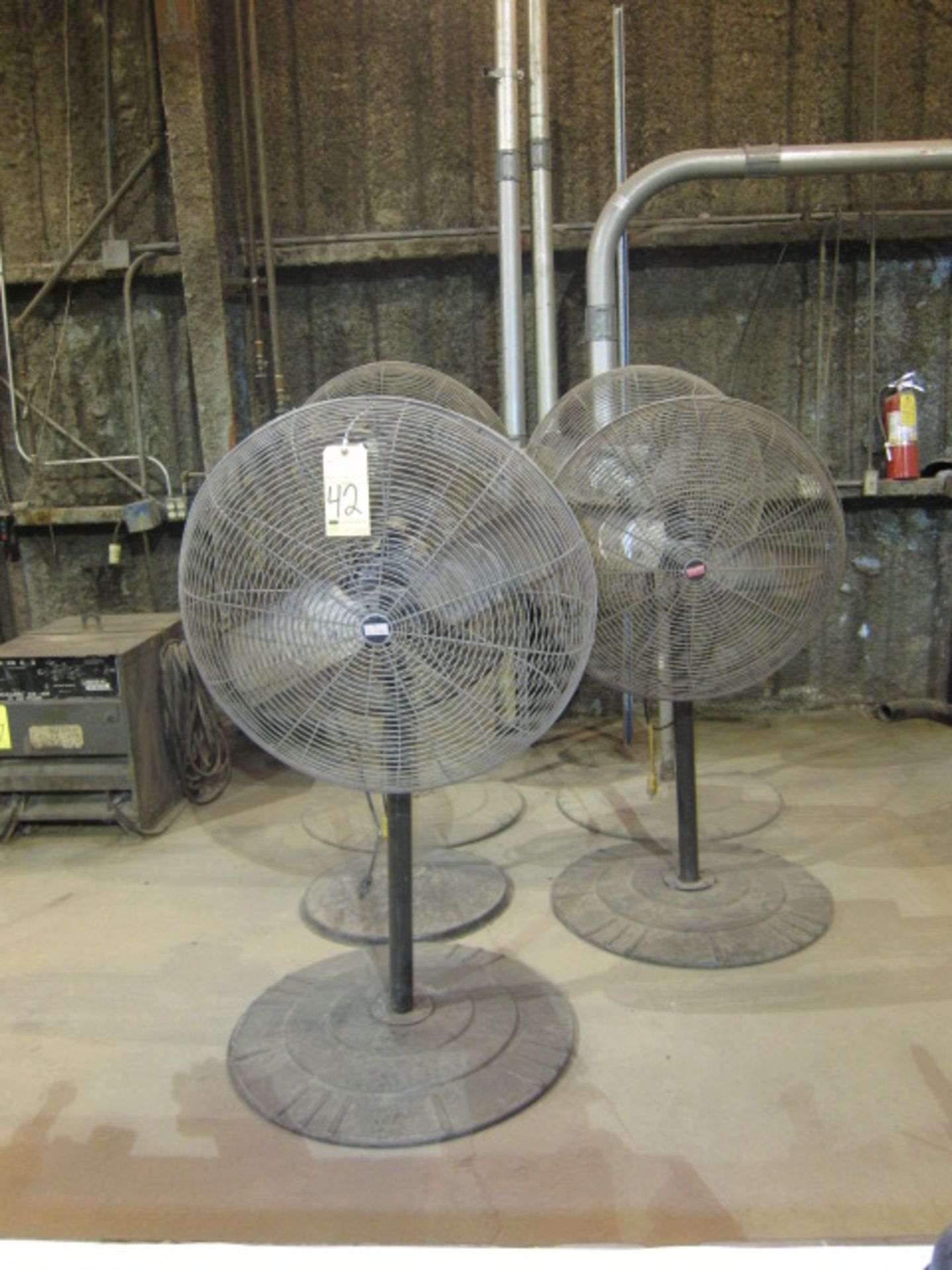 LOT OF PEDESTAL FANS (5), 32"