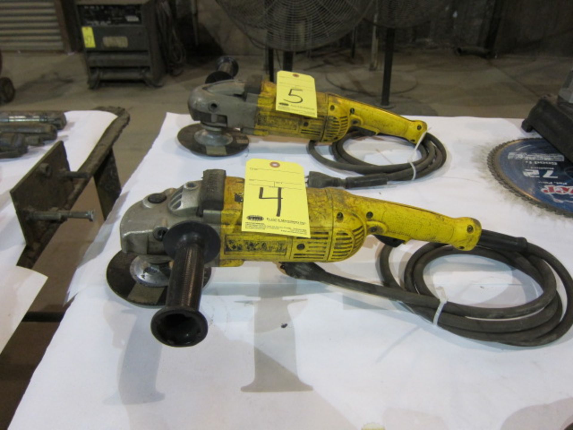 ELECTRIC RIGHT ANGLE GRINDER, DEWALT 8"