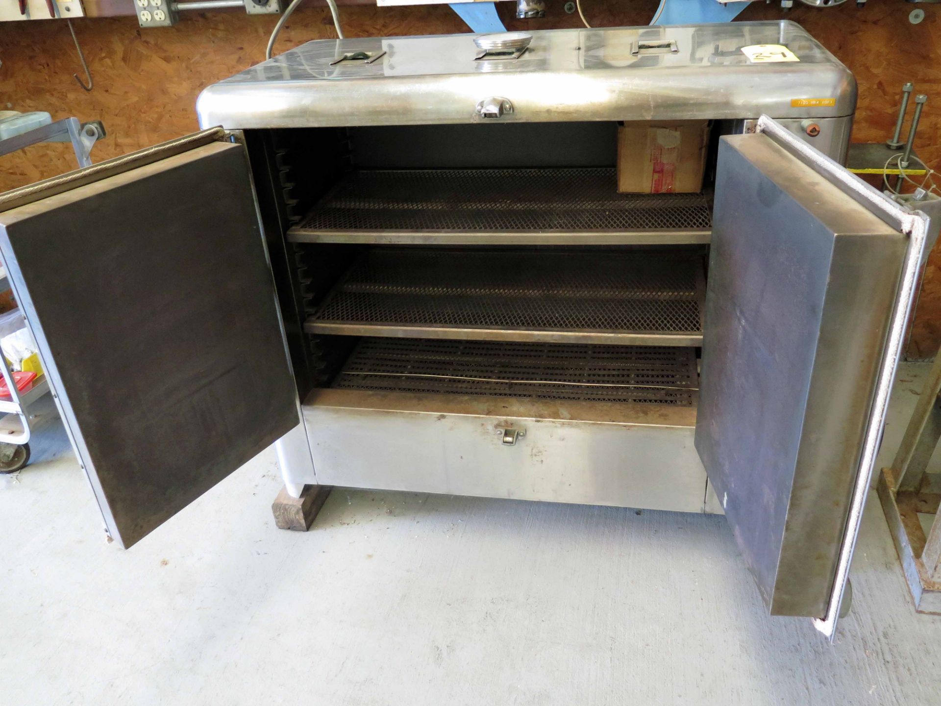 OVEN, DESPATCH, dbl. door, stainless steel, 260 deg. F. max. temp., approx. 24" ht. x 40"L. x 20" - Image 2 of 2