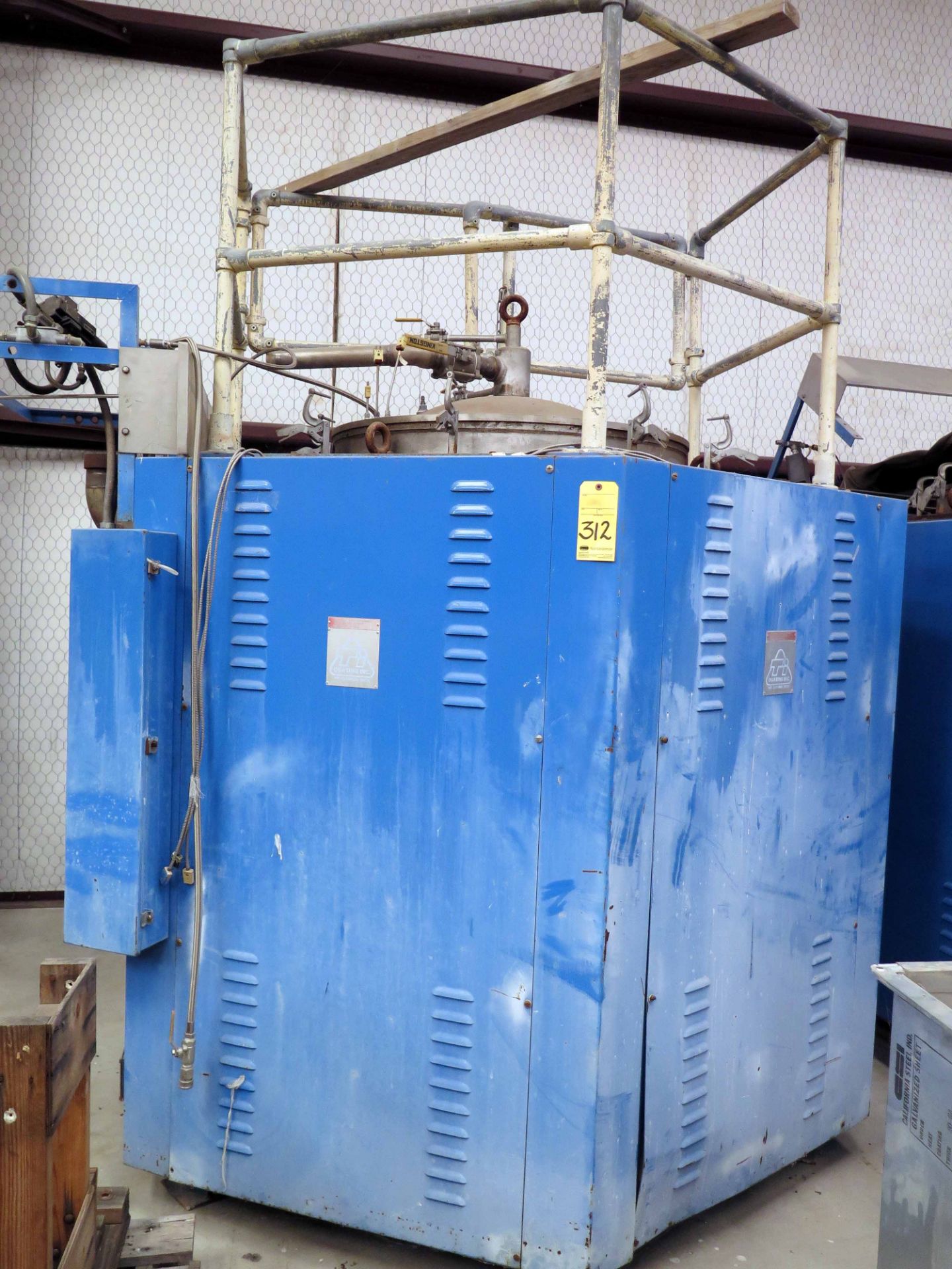 FLUORIDE ION CLEANING SYSTEM, TR COATING INC, including (2) 60 KVA & (1) 120 KVA pwr. supplies,