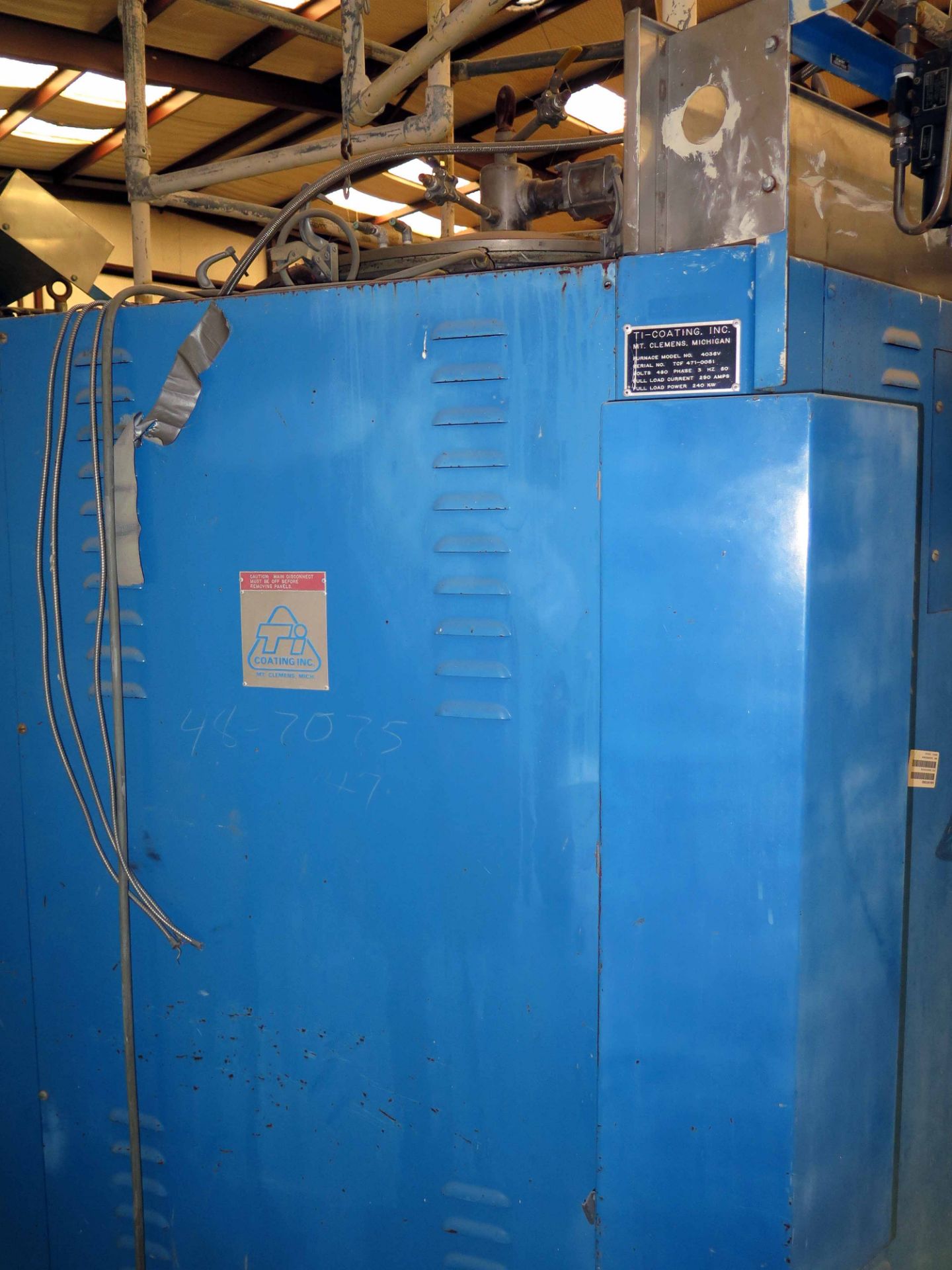 FLUORIDE ION CLEANING SYSTEM, TR COATING INC, including (2) 60 KVA & (1) 120 KVA pwr. supplies, - Image 3 of 26