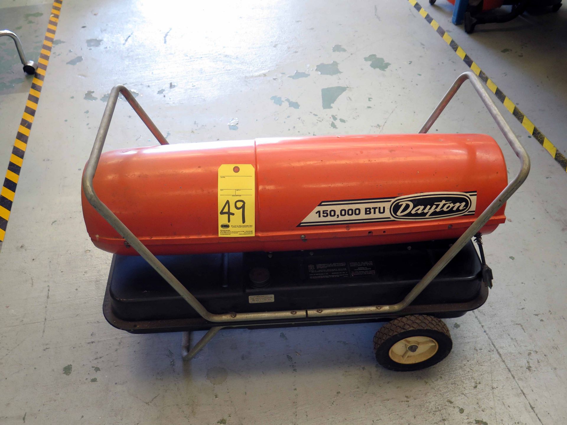 HEATER, DAYTON, 150,000 BTU