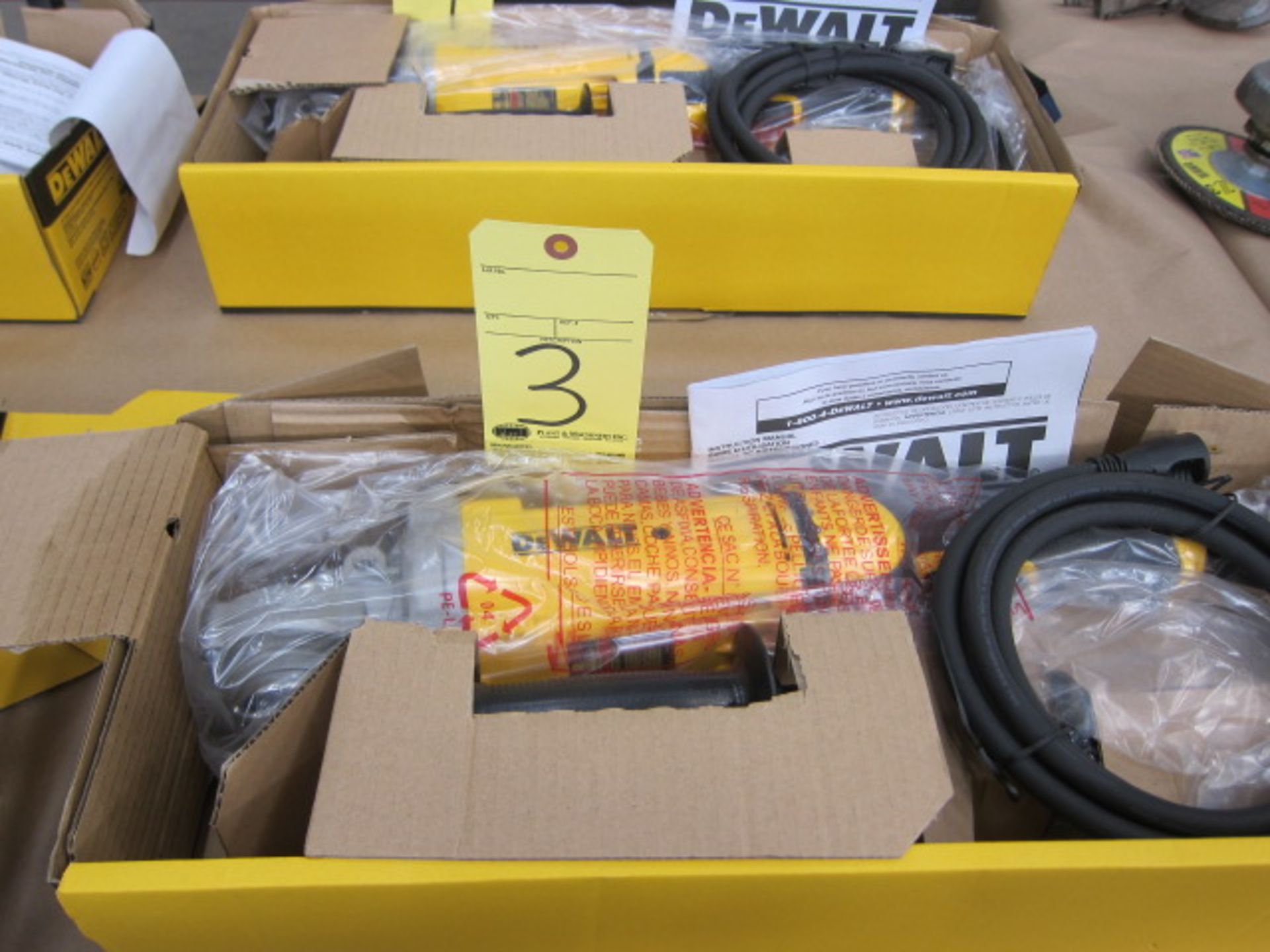 ANGLE GRINDER, DEWALT 9", Mdl. DWE4559N (new)