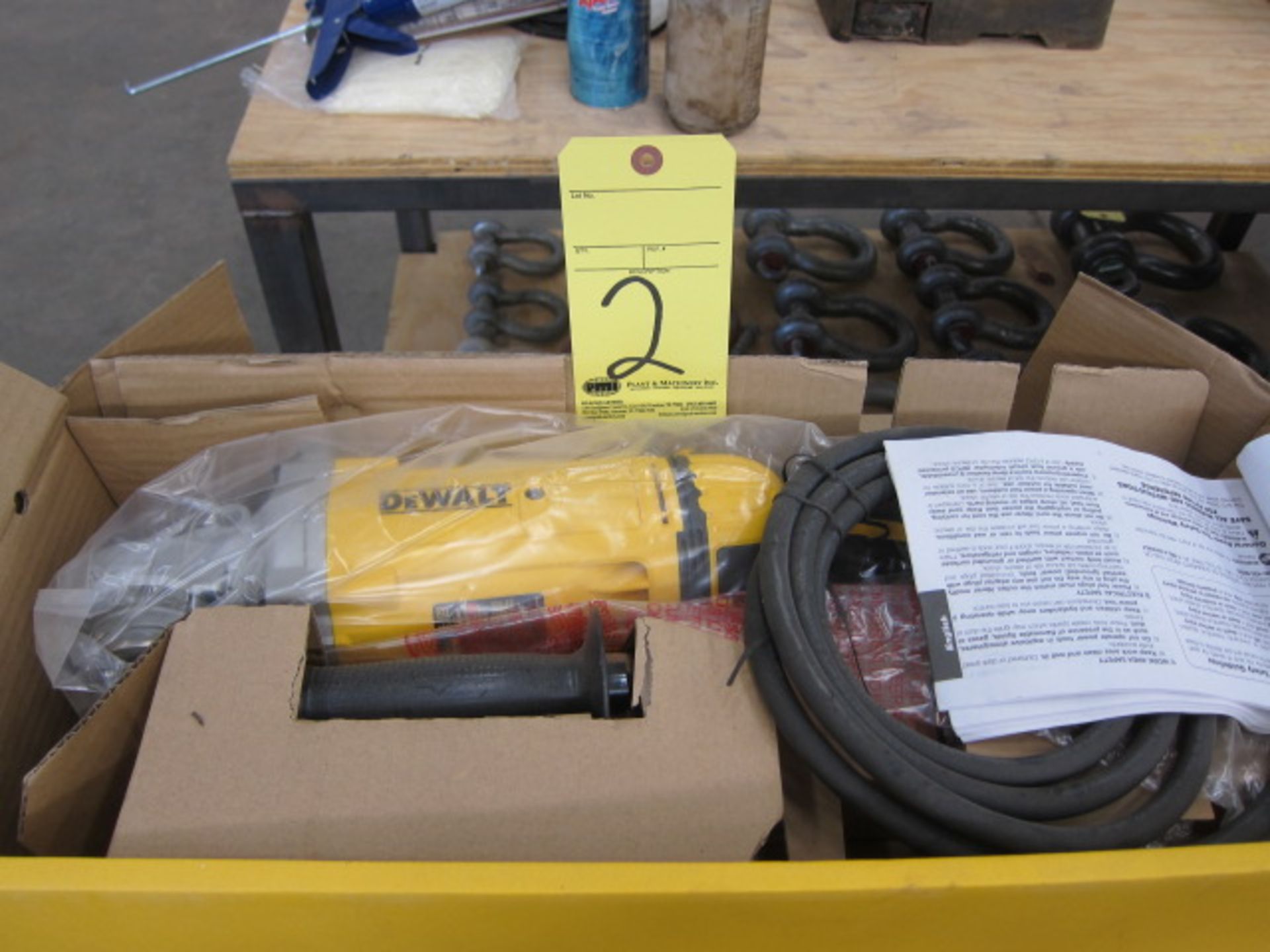 ANGLE GRINDER, DEWALT 9", Mdl. DWE4559N (new)