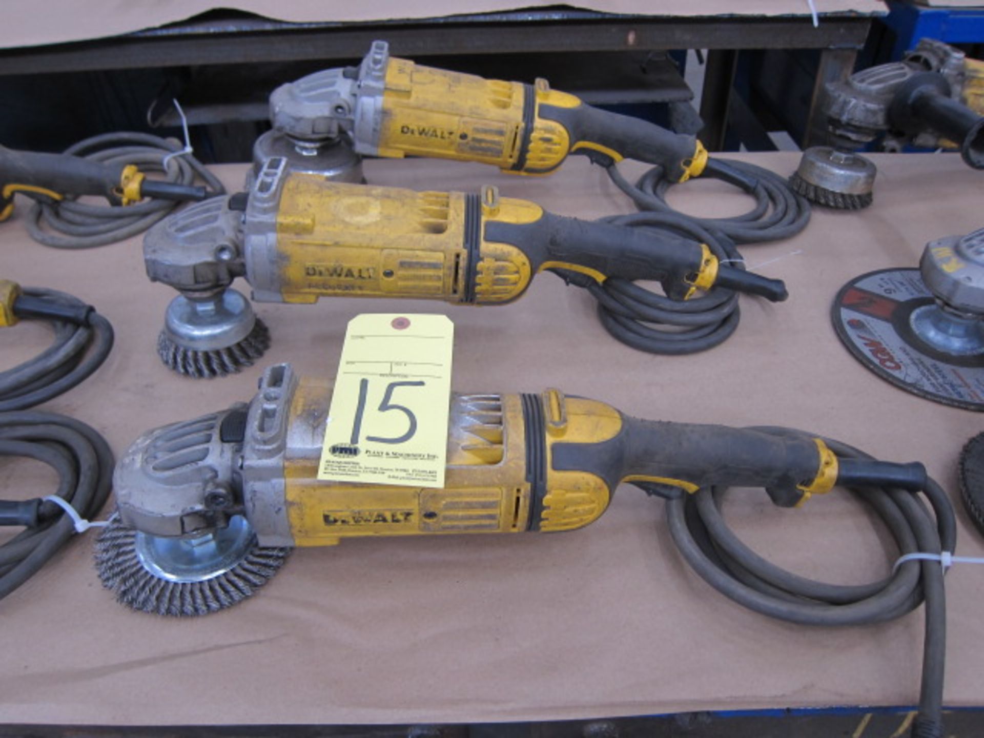 LOT OF ANGLE GRINDERS (3), DEWALT 9"