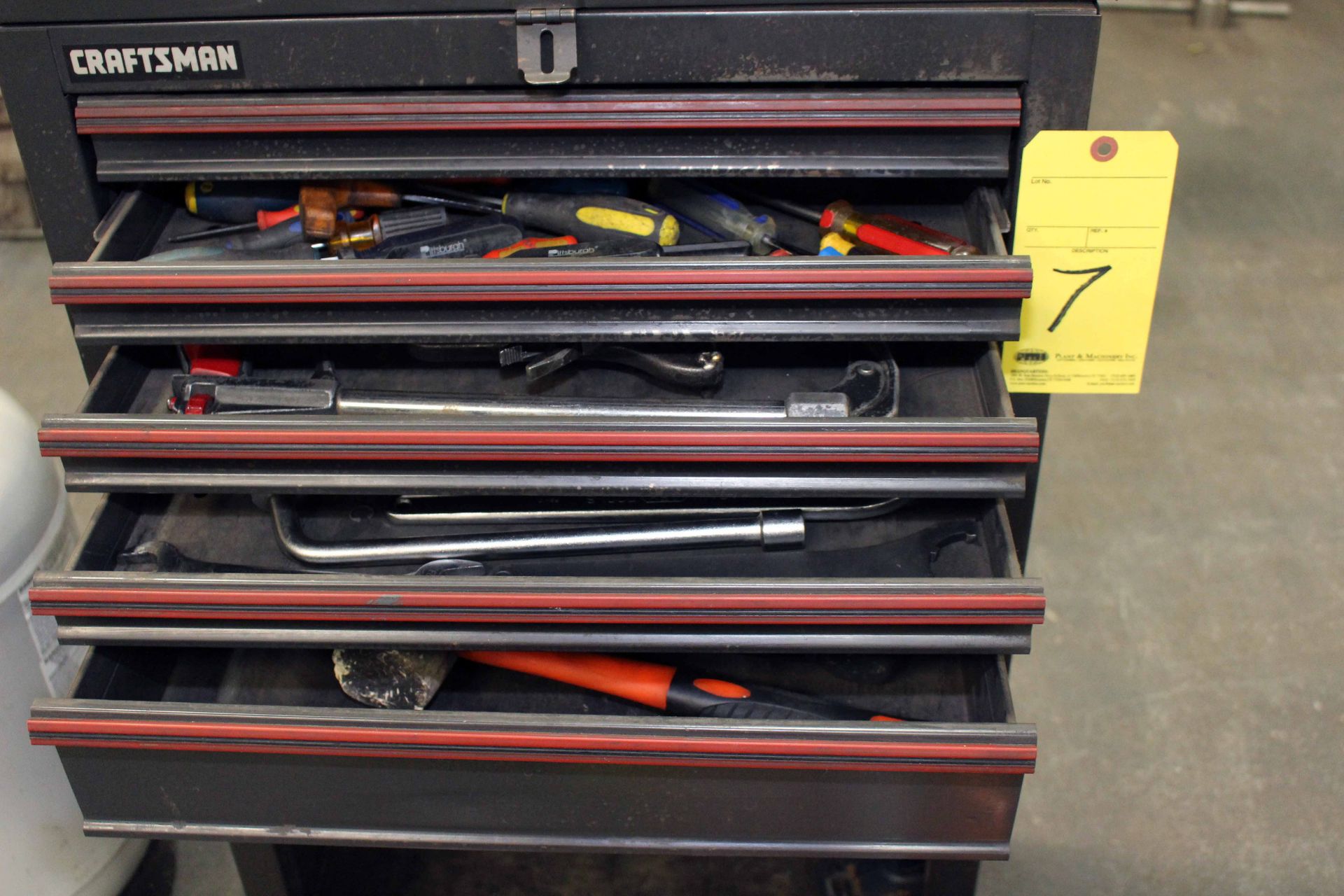 TOOLBOX, w/misc. tools