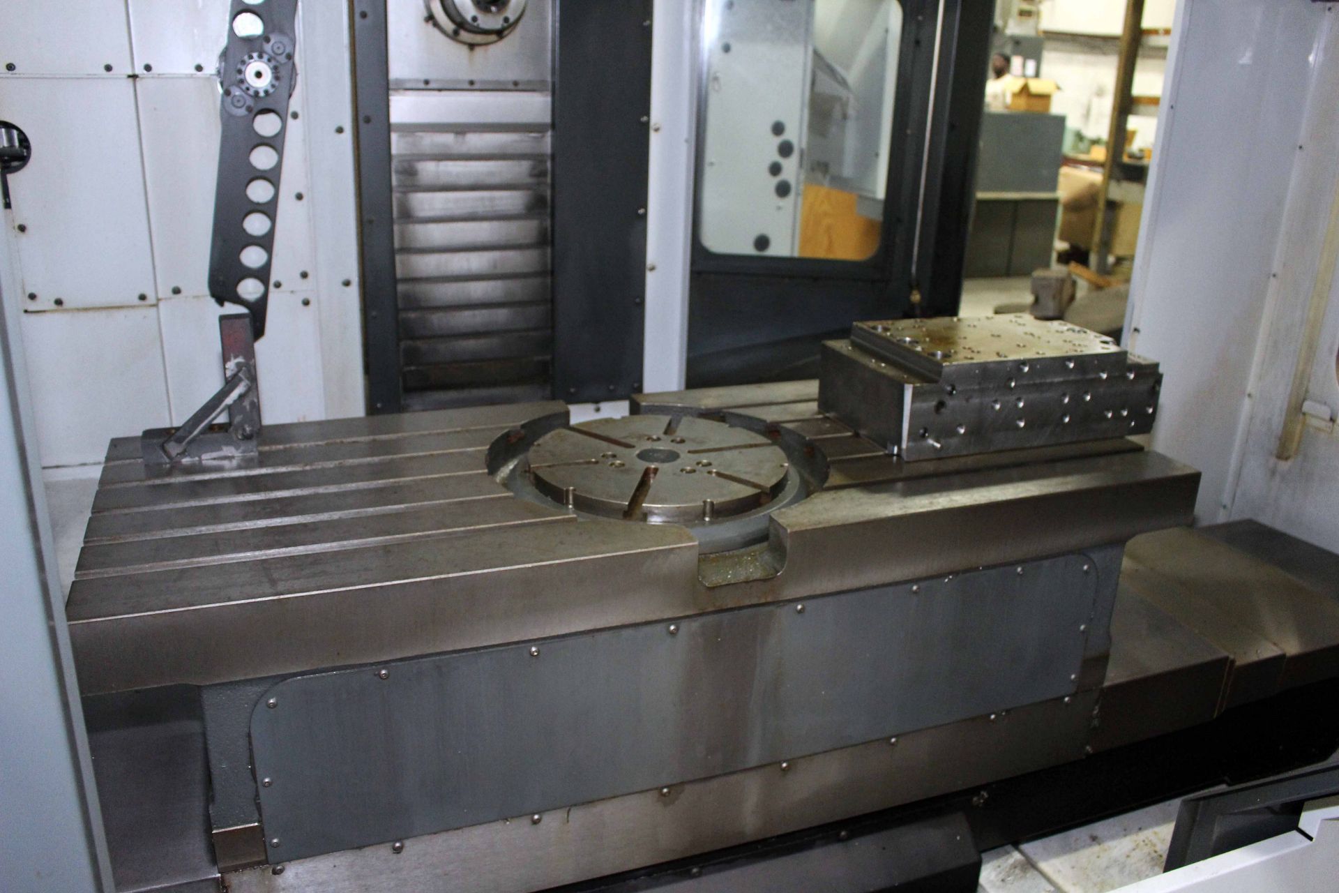 CNC 4-AXIS HORIZONTAL MACHINING CENTER, HAAS MDL. ES-5-4AX, new 11/2012, Haas CNC control, 20" x 52" - Image 3 of 4
