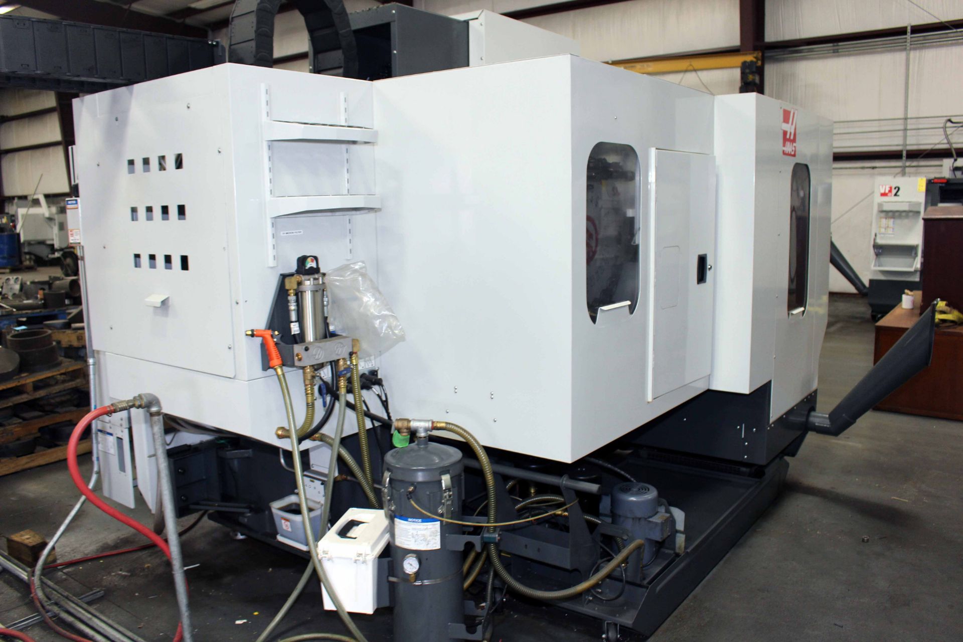 CNC 4-AXIS HORIZONTAL MACHINING CENTER, HAAS MDL. ES-5-4AX, new 11/2012, Haas CNC control, 20" x 52" - Image 4 of 4