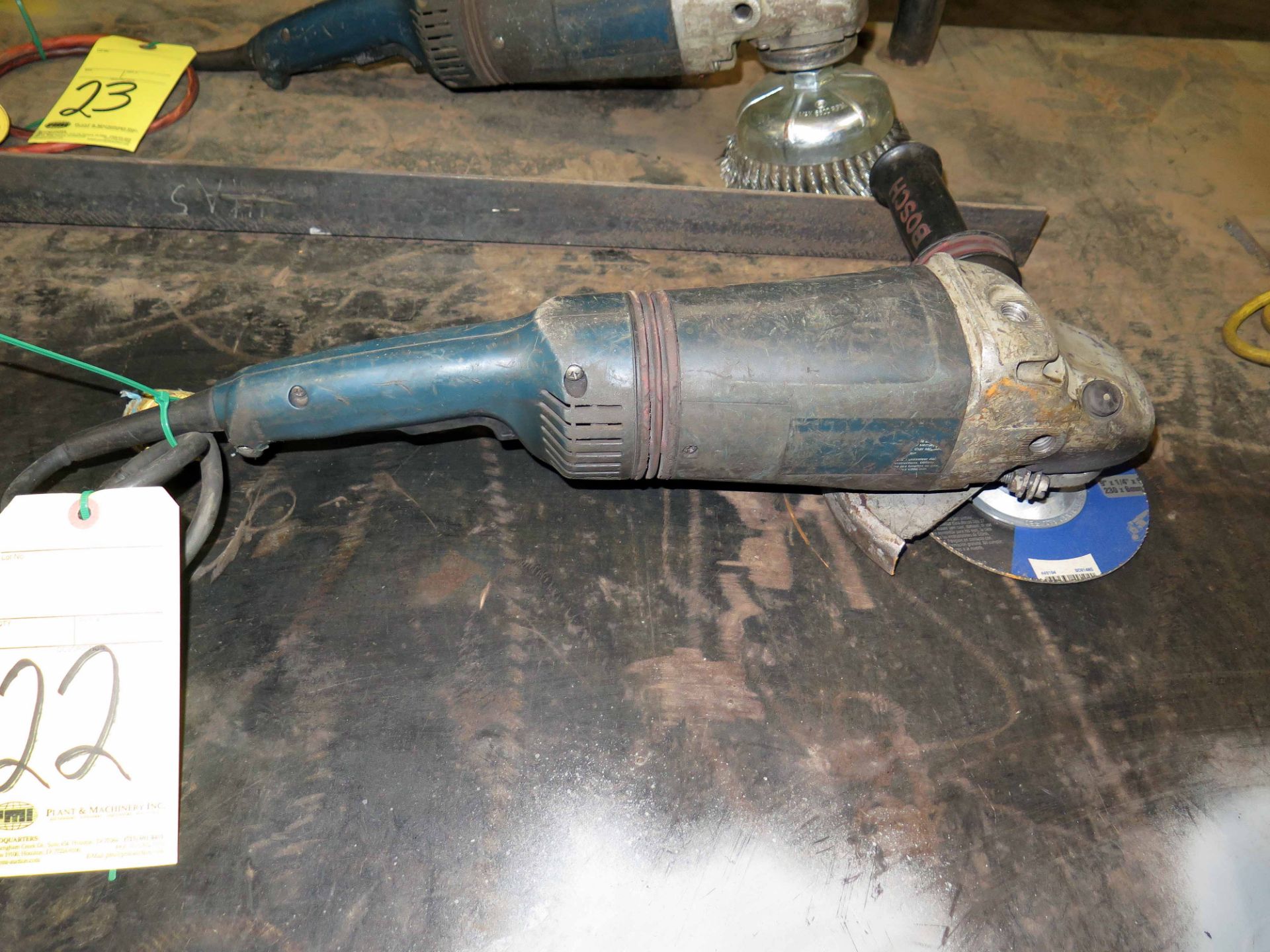 RIGHT ANGLE GRINDER, BOSCH 9"