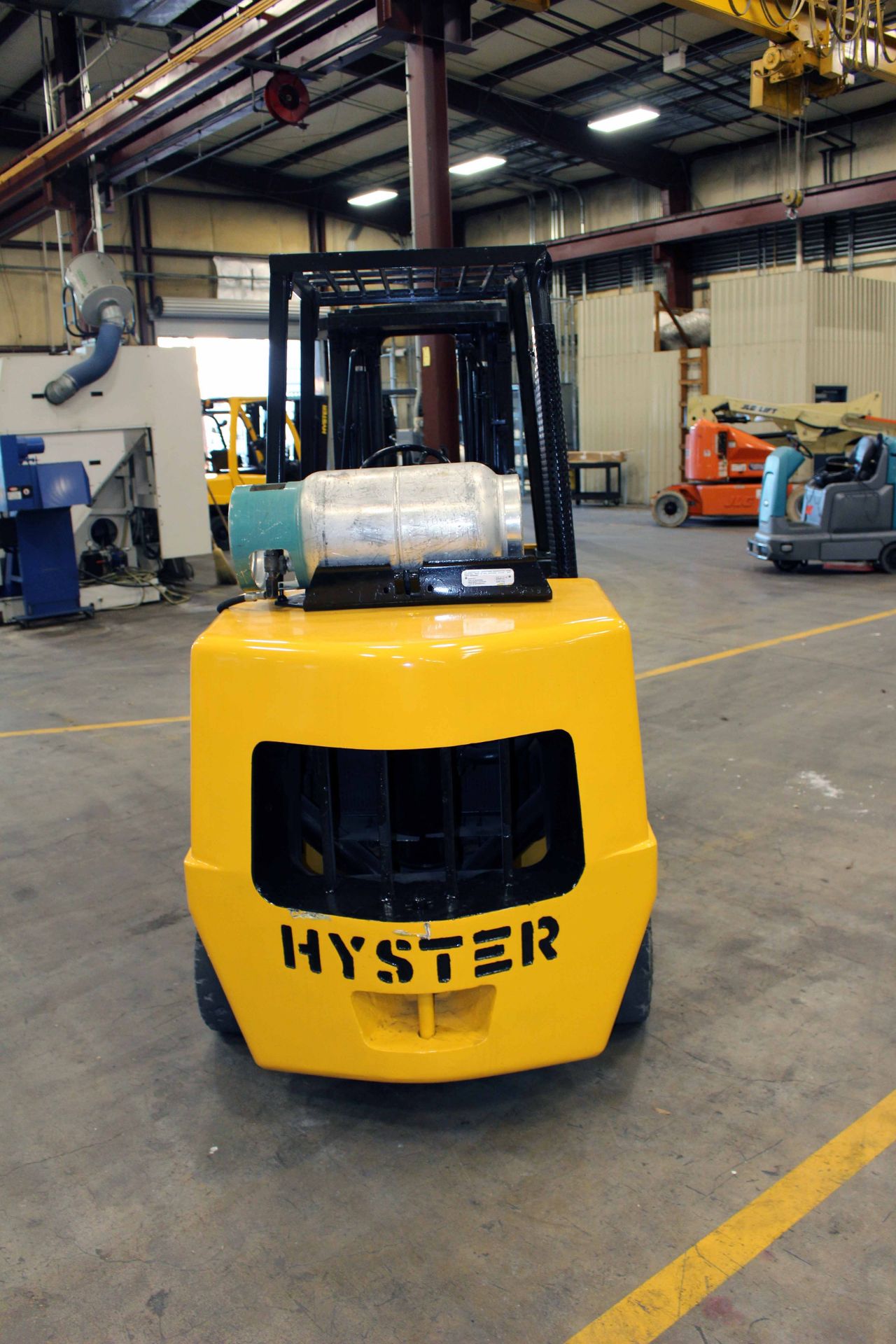 FORKLIFT, HYSTER 12,000 LB. CAP. MDL. S120XL, new 1996, LPG, 83" triple stage mast, 182" lift ht., - Image 5 of 5