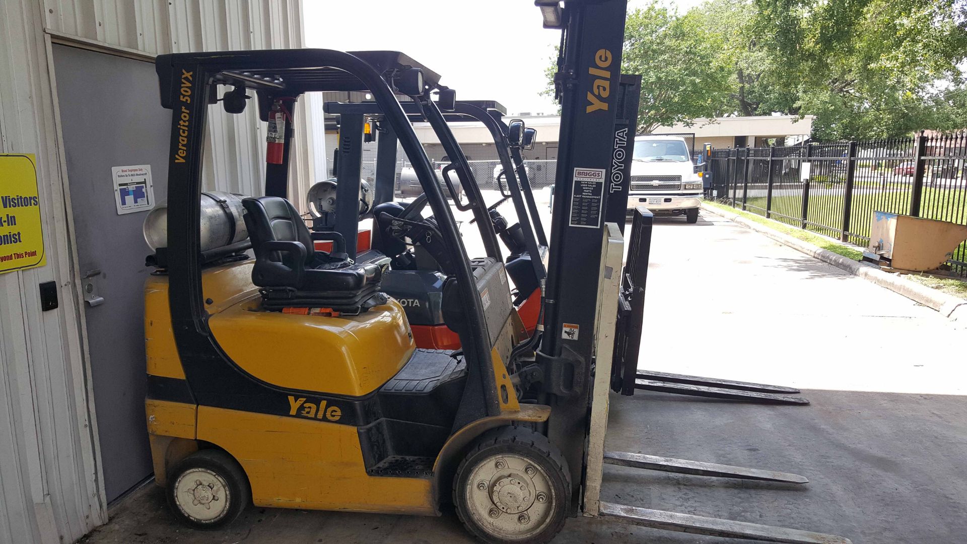 YALE 5000 LB. CAP., MDL. 50VX FORKLIFT