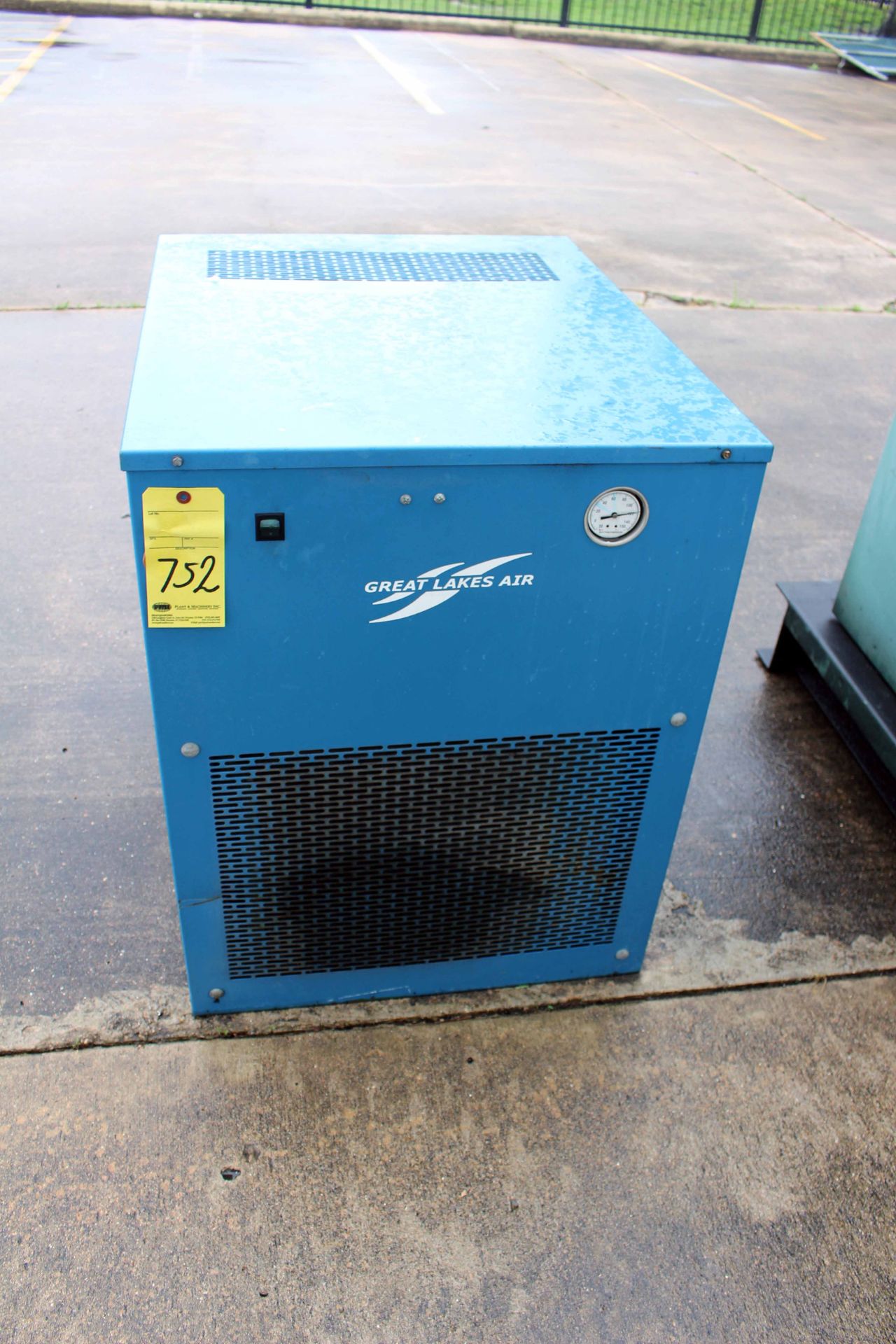 REFRIGERATED AIR DRYER, GREAT LAKES AIR 150, S/N 31867