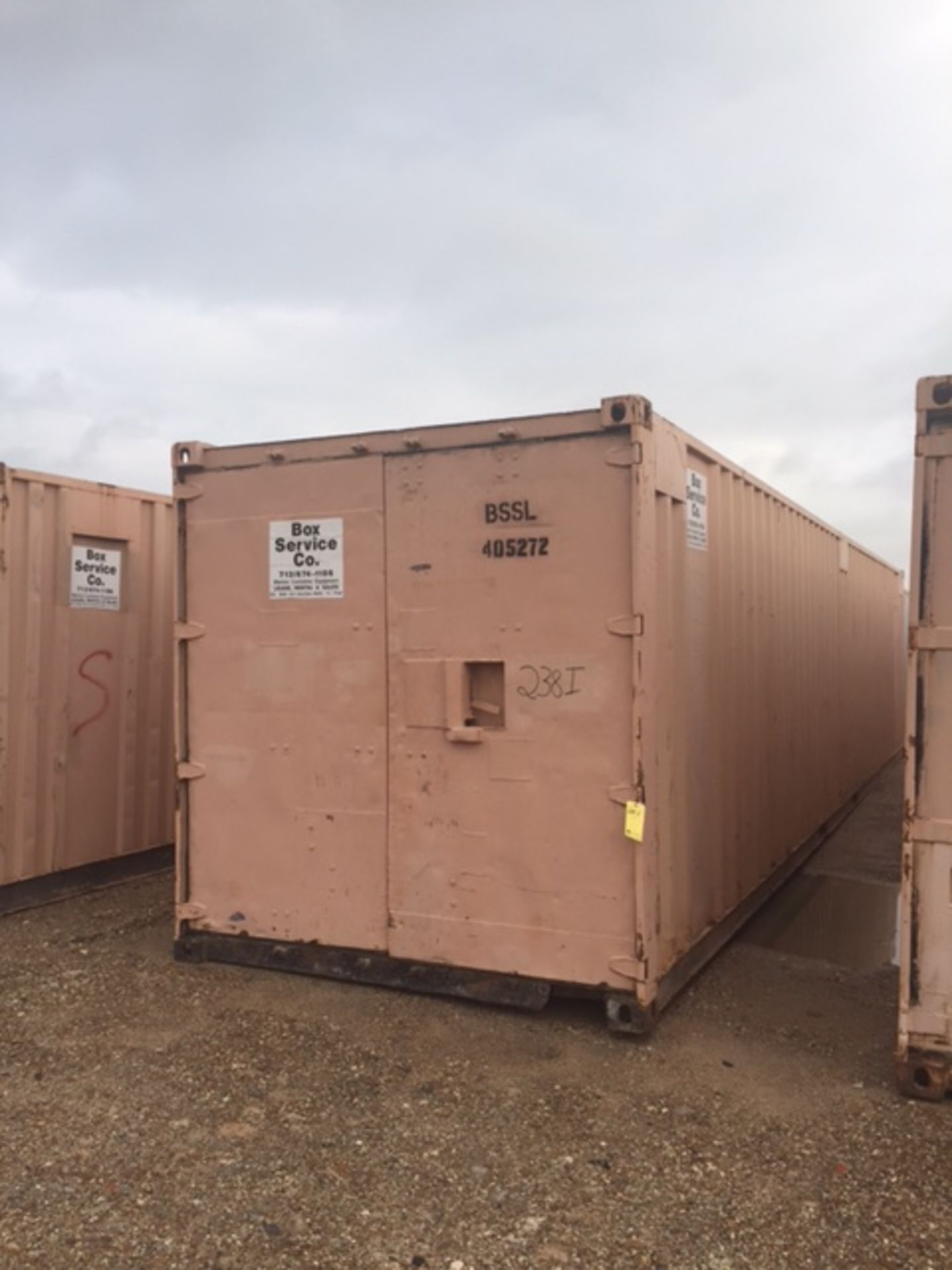 STEEL STORAGE CONTAINER, 40' X 90' X 8', Unit BSSL 405272