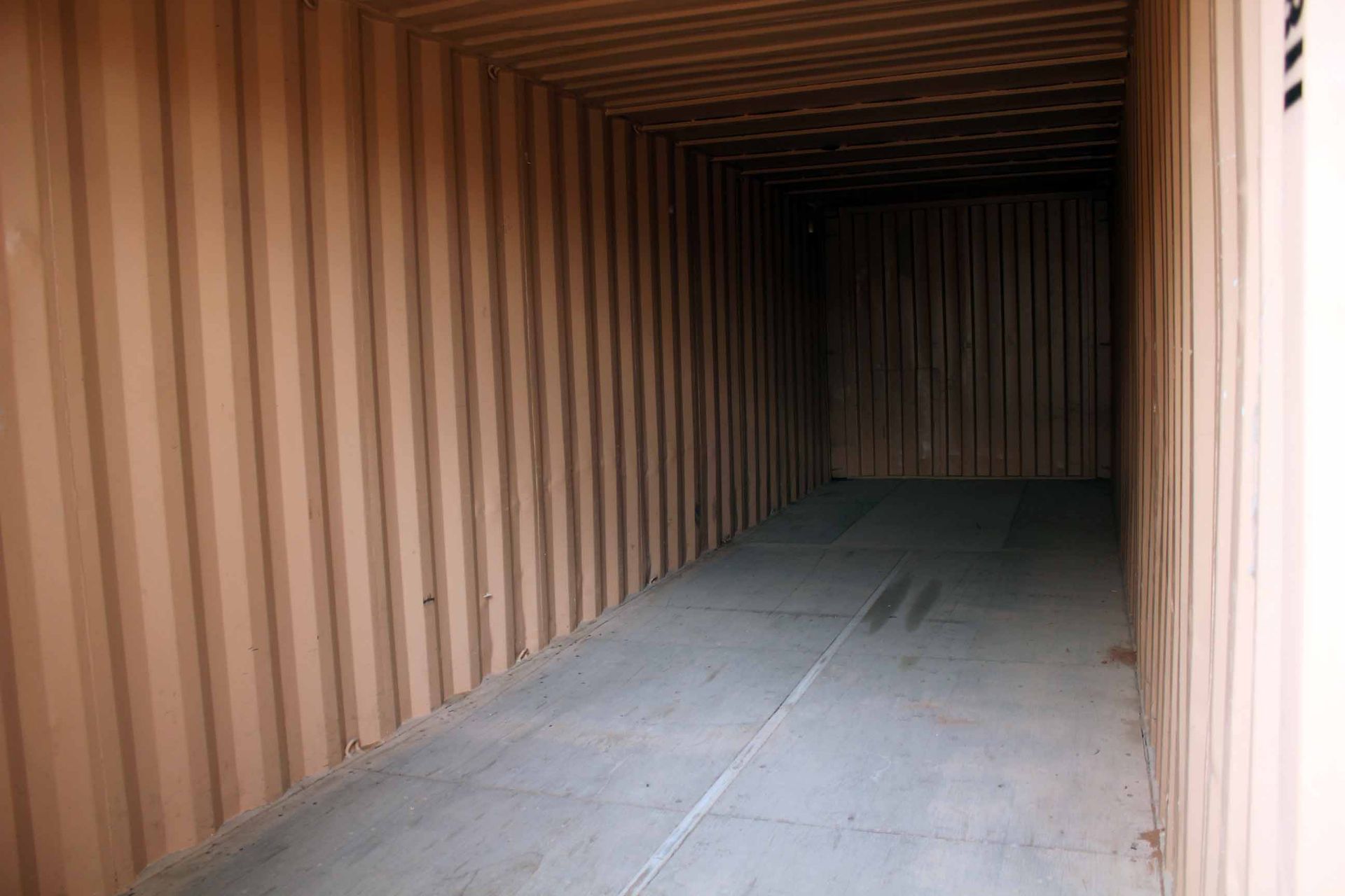 STEEL STORAGE CONTAINER, 30'L. x 96"W. x 8' ht., dbl. swing-out rear doors (Unit BSSL3513811) - Image 3 of 3