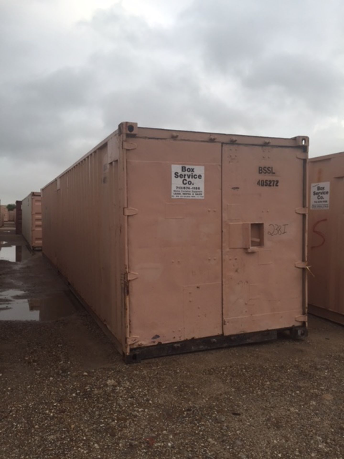 STEEL STORAGE CONTAINER, 40' X 90' X 8', Unit BSSL 405272 - Image 2 of 3