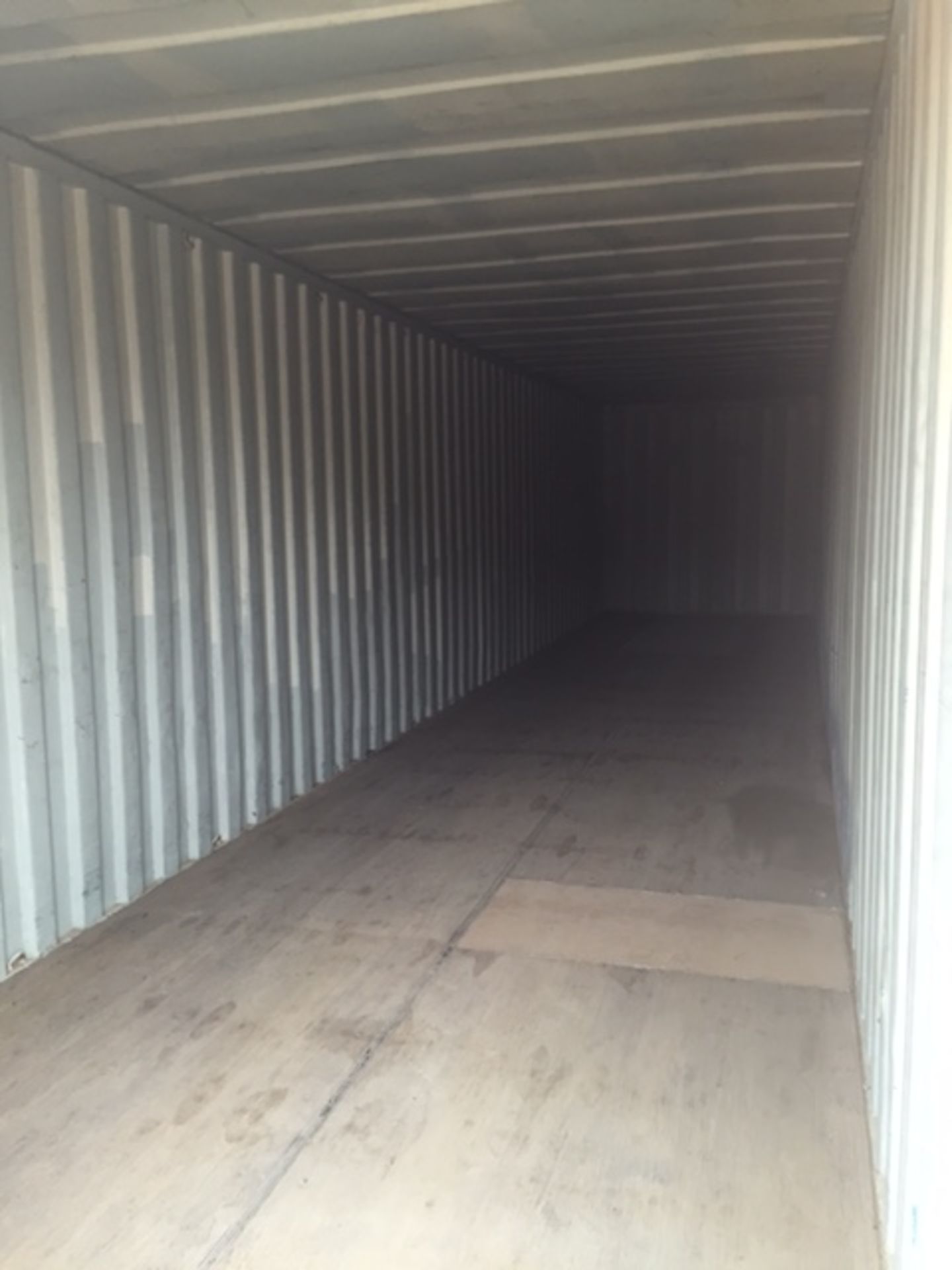 STEEL STORAGE CONTAINER, 40' X 90' X 8', reconditioned floor, Unit BSSL4447179 - Image 3 of 3