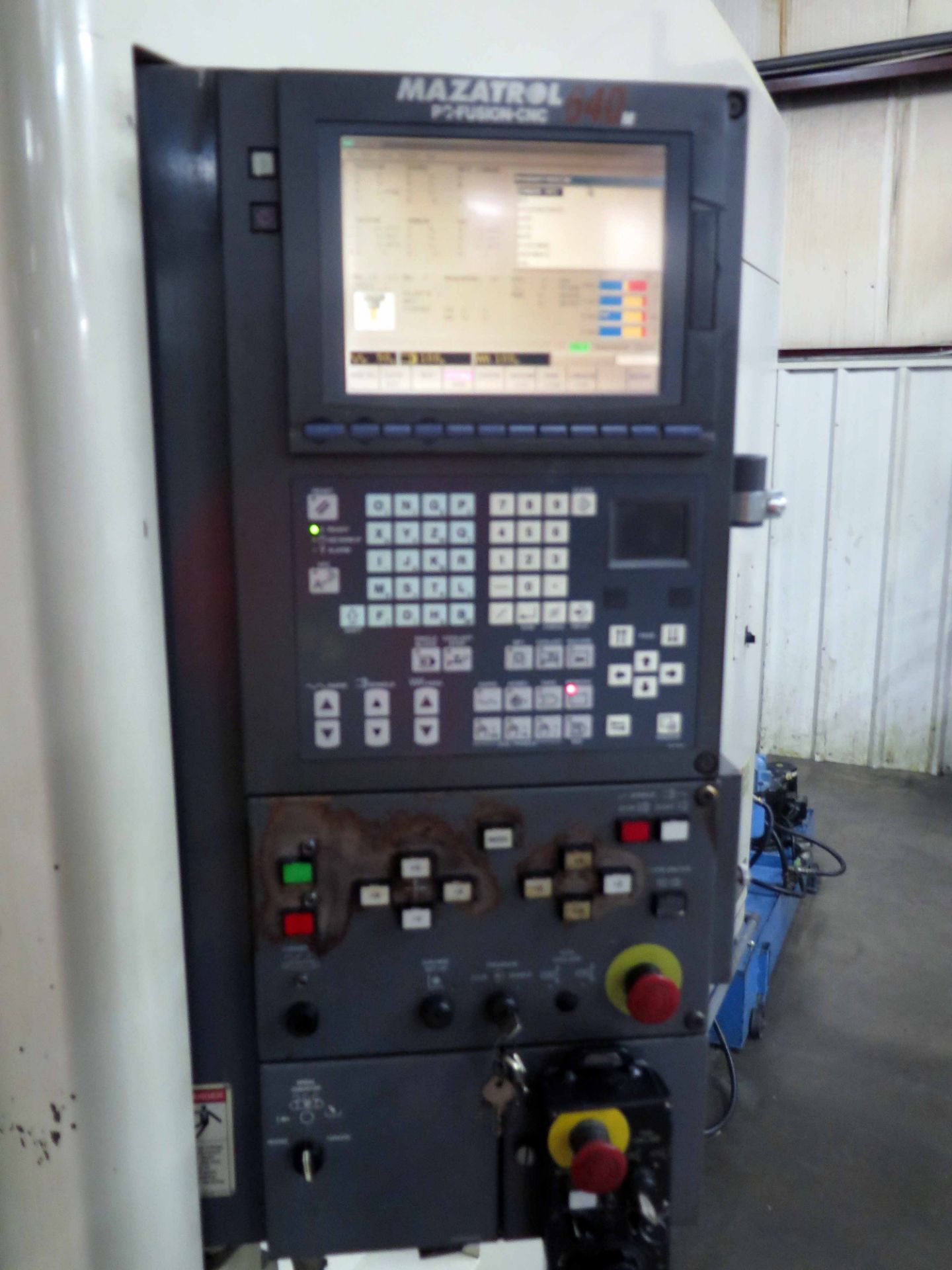 HORIZONTAL MACHINING CENTER, MAZAK MDL. FH-6000, new 2001, Mazatrol 640M Fusion CNC control, 19.7” - Image 4 of 8