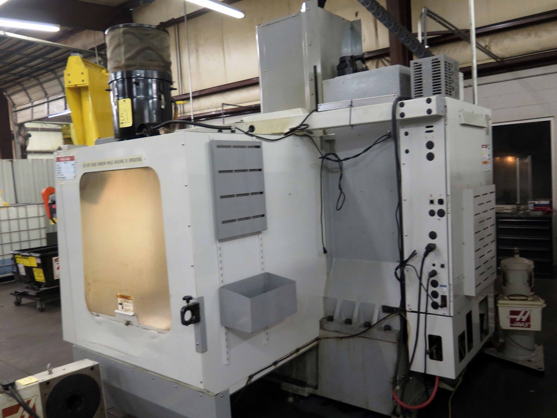VERTICAL MACHINING CENTER, HAAS MDL. VF-4B 4-AXIS, new 2007, 18” x 52” table, 3,500 lb. table - Image 3 of 4