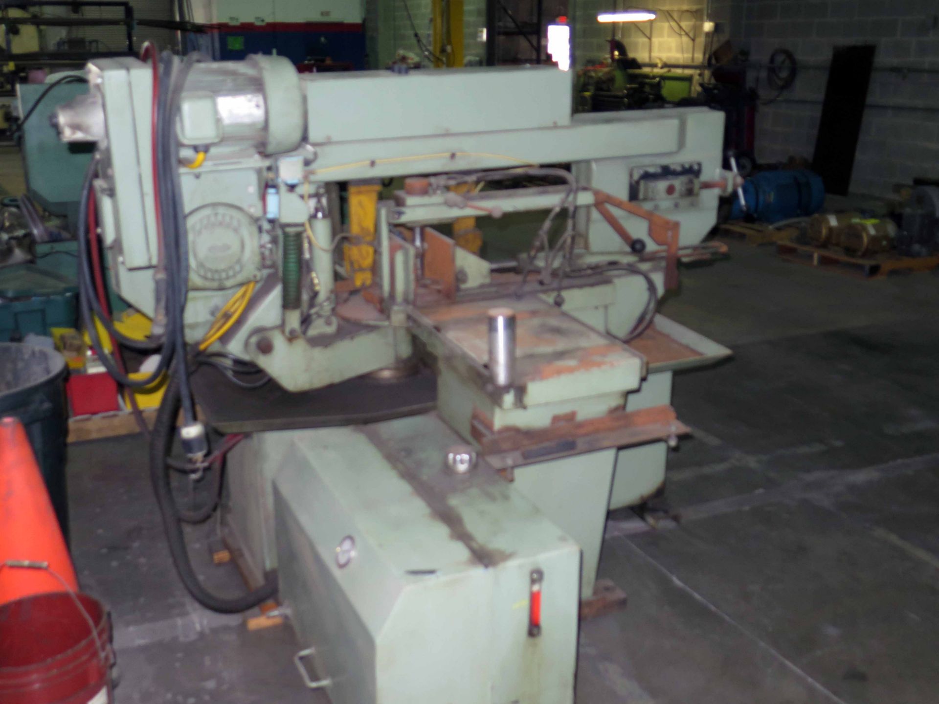 BANDSAW, HYDMECH MDL. SP20, new 1995, 12" rd. cap., end stop, hyd. vise, miter capability, S/N - Image 2 of 2