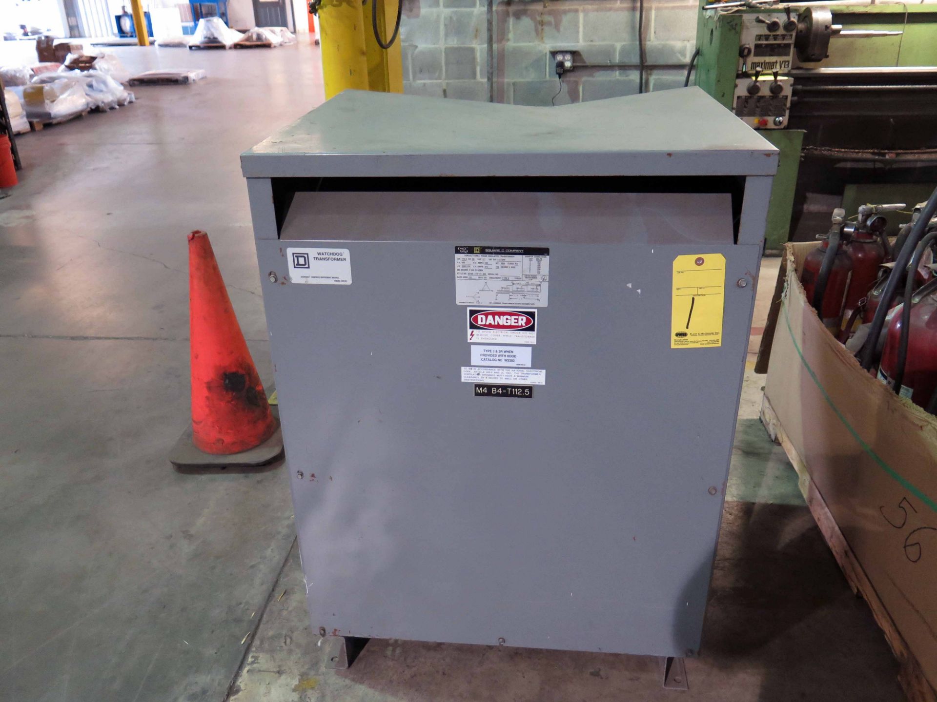 WATCHDOG TRANSFORMER, SQUARE D MDL. 35149-17212-069, 3-phase, insulated