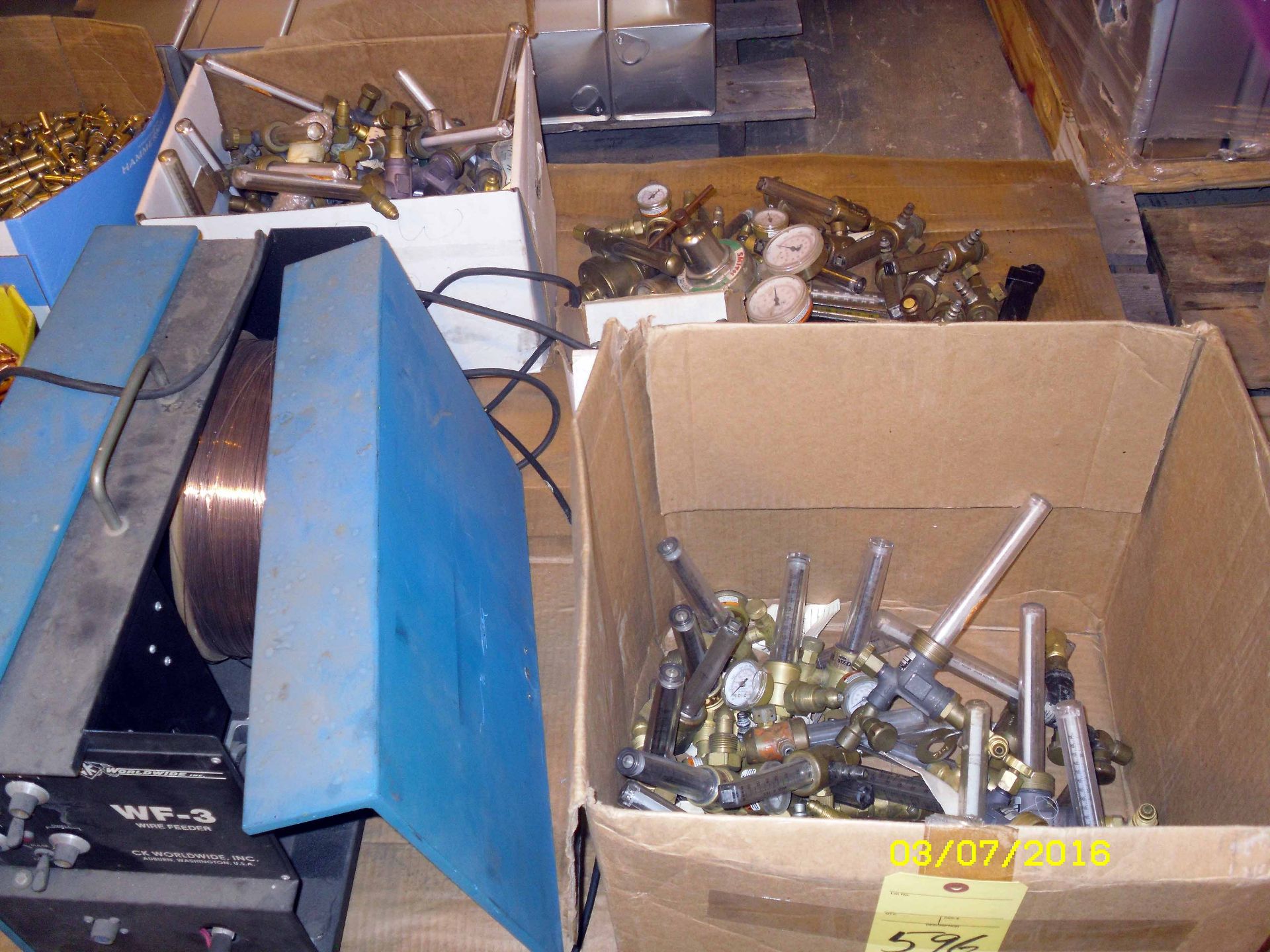LOT CONSISTING OF: welding parts & supplies (on one pallet)