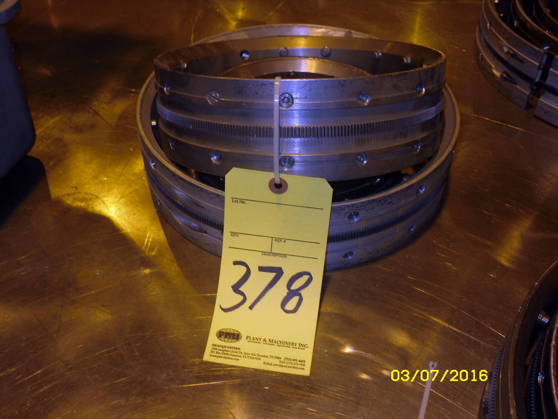 LOT OF TRACK, for Arc Machines Mdl. 15, 10", 8" & 6" rings