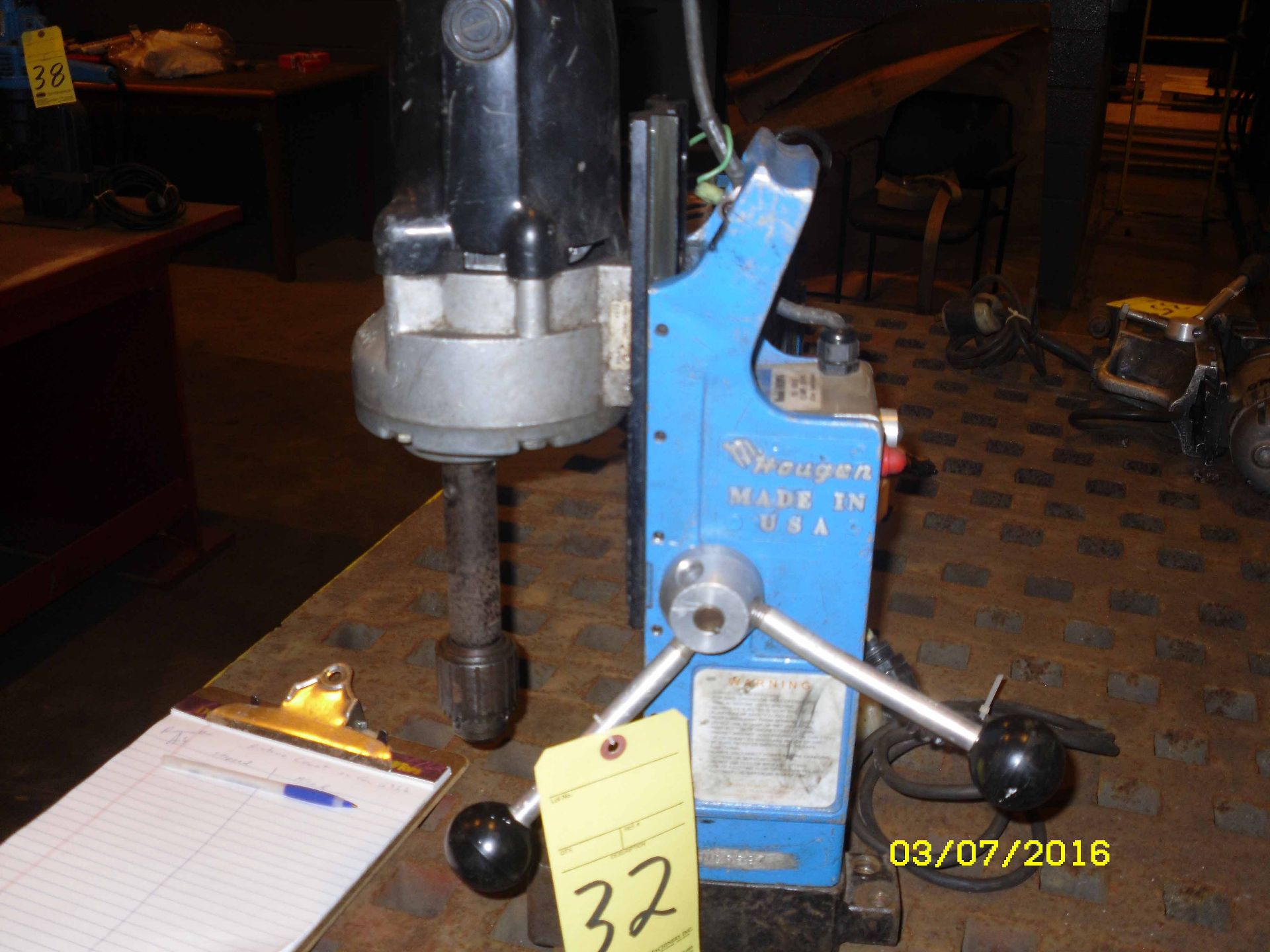 MAGNETIC DRILL, HOUGEN MDL. HMD-914