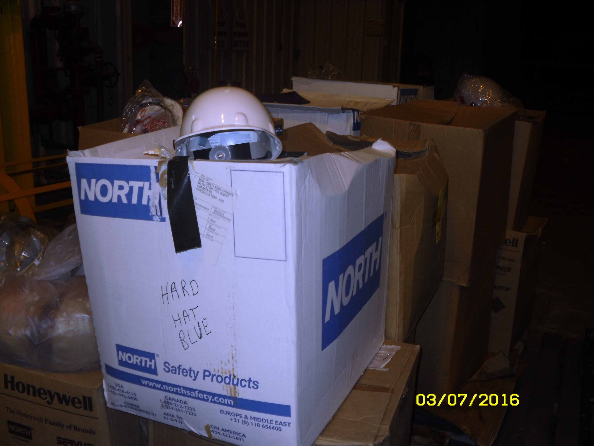 LOT OF HARD HATS, assorted