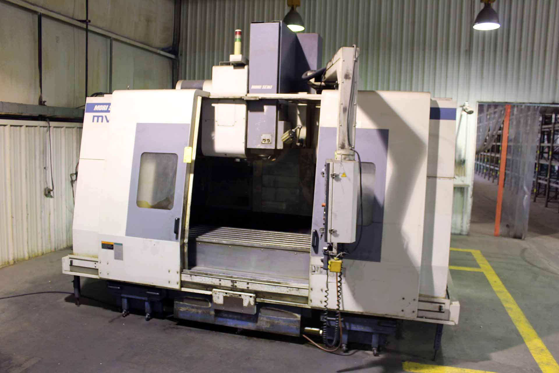 VERTICAL MACHINING CENTER, MORI SEIKI MDL. MV-65B-50, MSC-501 CNC control, 25.6” x 76.9” table, 4, - Image 3 of 8