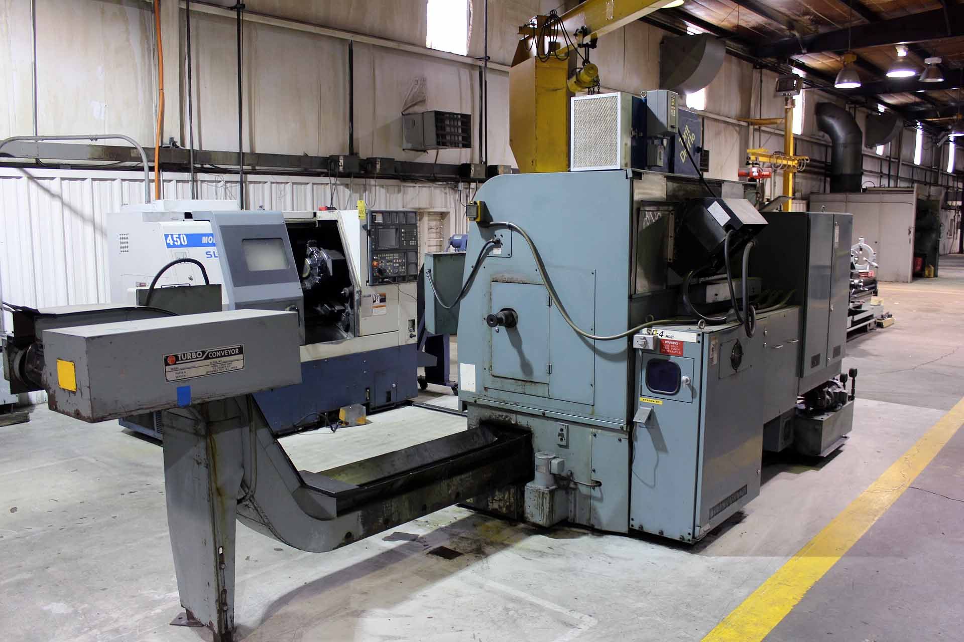 CNC LATHE, MORI SEIKI MDL. SL-4, Fanuc 6TB CNC control, 22” swing, 14” turning dia., 24” btn. - Image 6 of 7