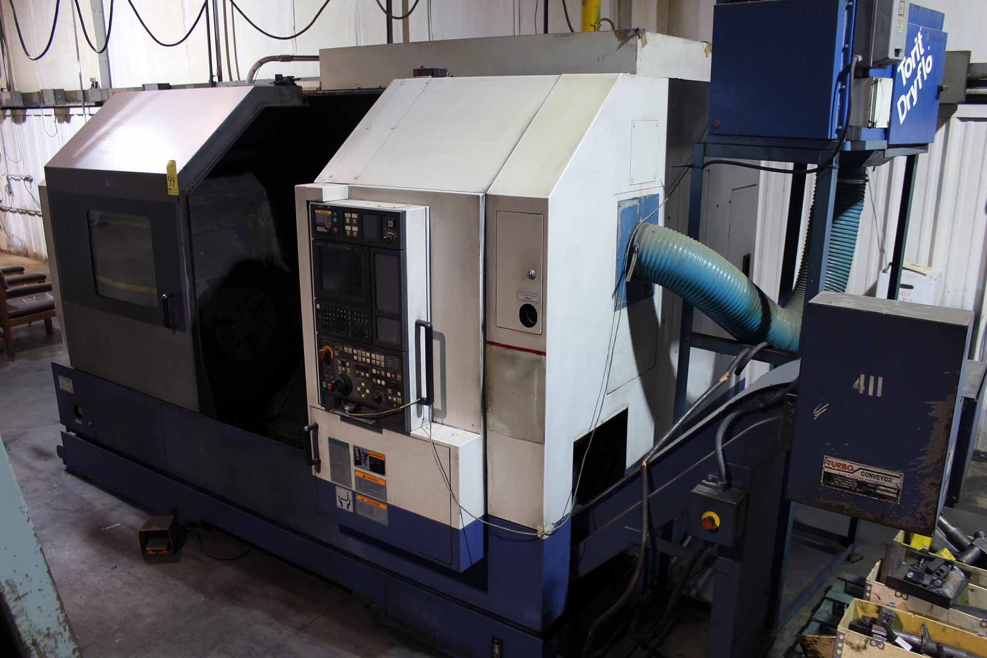 CNC LATHE, MORI SEIKI MDL. SL-403B/800, new 11/2000, MSG-501 CNC control, 27.9” swing, 24” turning