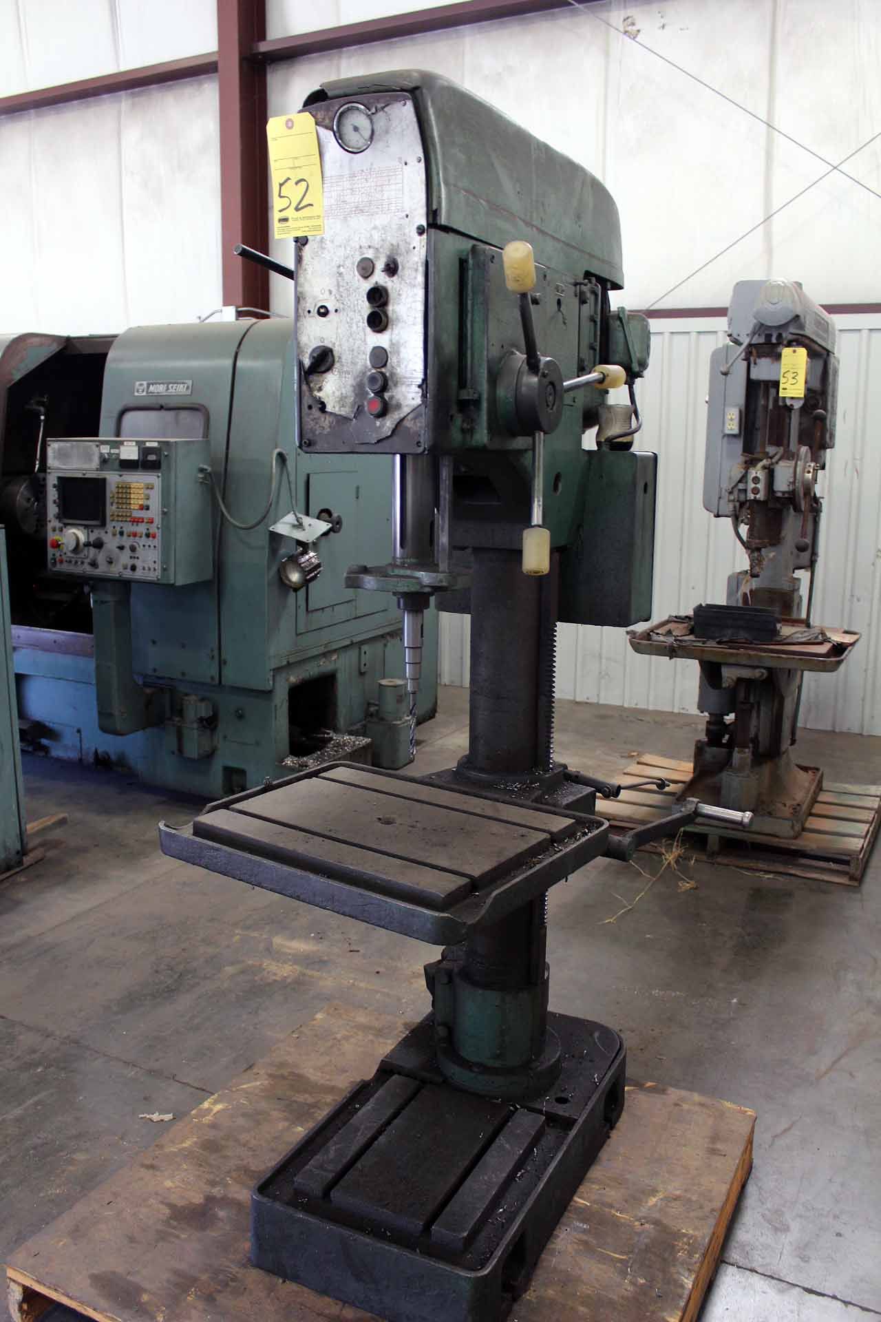 BOX COLUMN DRILL, WMW MDL. AB35S, S/N 2328, 65-1750 RPM