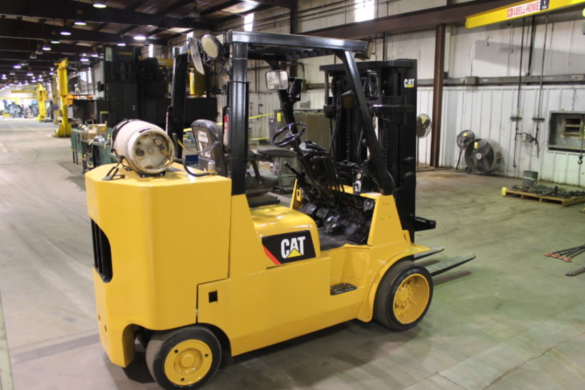 FORKLIFT, CATERPILLAR 12,000 LB. CAP. MDL. GC55K, new 2009, LPG, 78" triple stage mast, 144" lift - Image 4 of 9