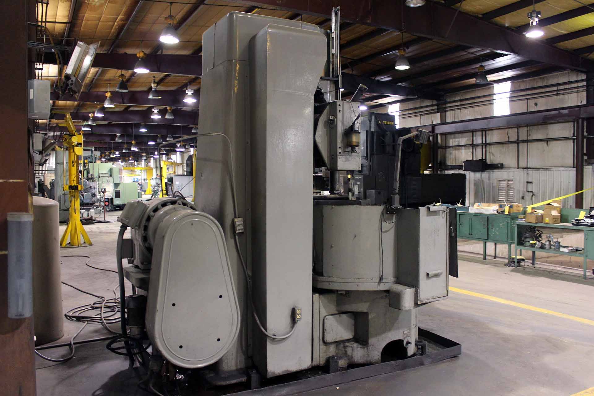 VERTICAL TURRET LATHE, SCHIESS MDL. 13ED-125, 49.2” table, 55.1” swing, 43.3” turning height, 9, - Image 3 of 6