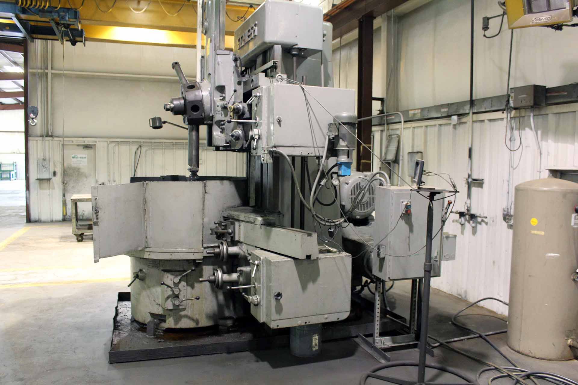 VERTICAL TURRET LATHE, SCHIESS MDL. 13ED-125, 49.2” table, 55.1” swing, 43.3” turning height, 9, - Image 4 of 6