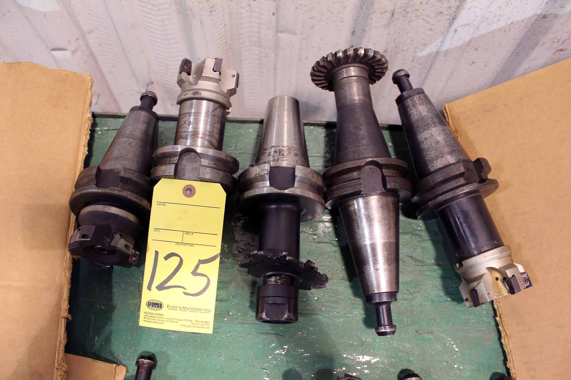 LOT OF MILLING CUTTER HOLDERS (5): BT50
