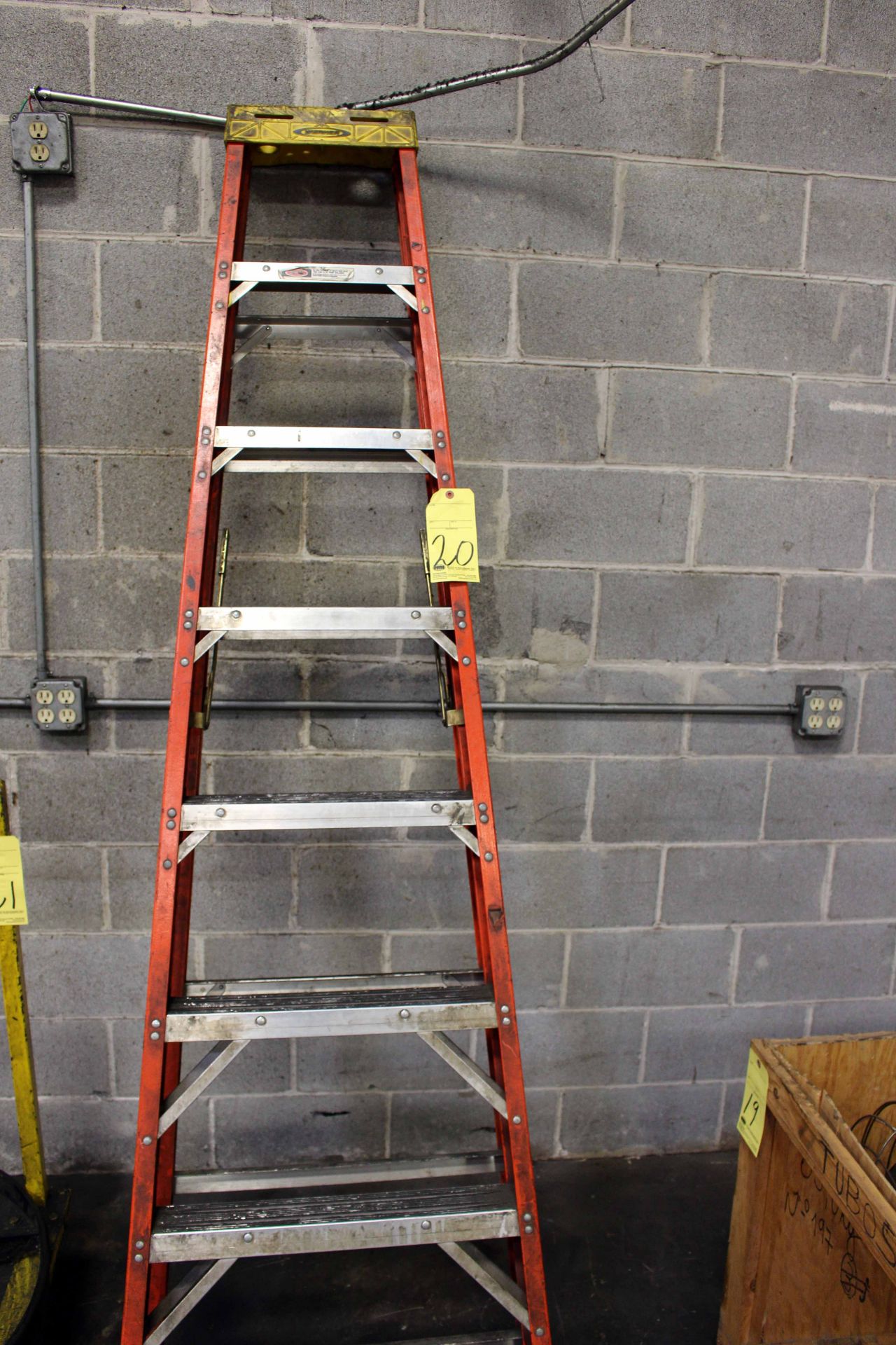 LOT OF A-FRAME LADDERS