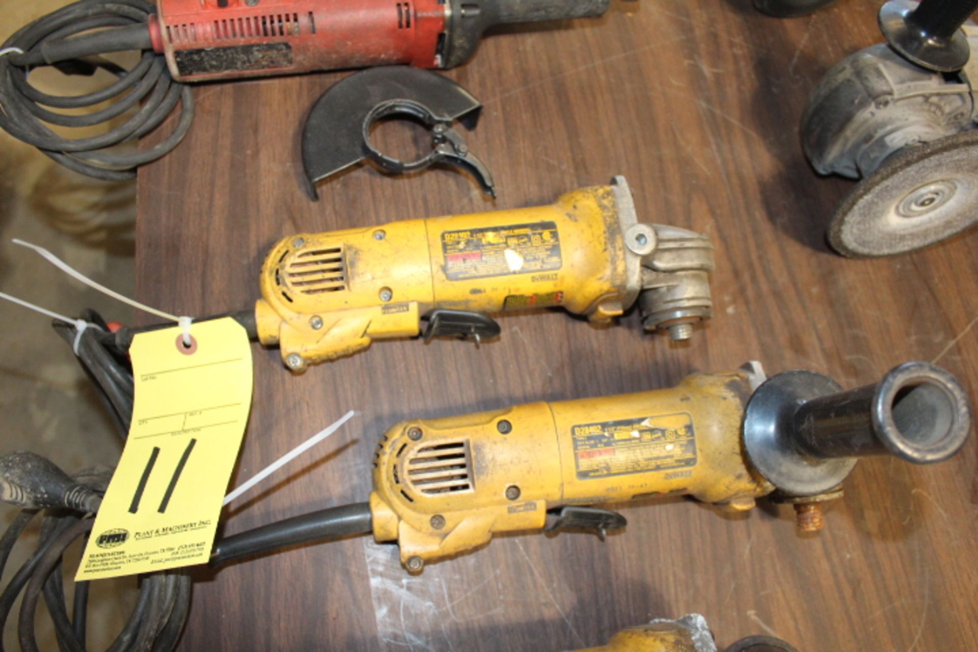 LOT OF ANGLE GRINDERS (2), DEWALT 4-1/2", Mdl. D28402