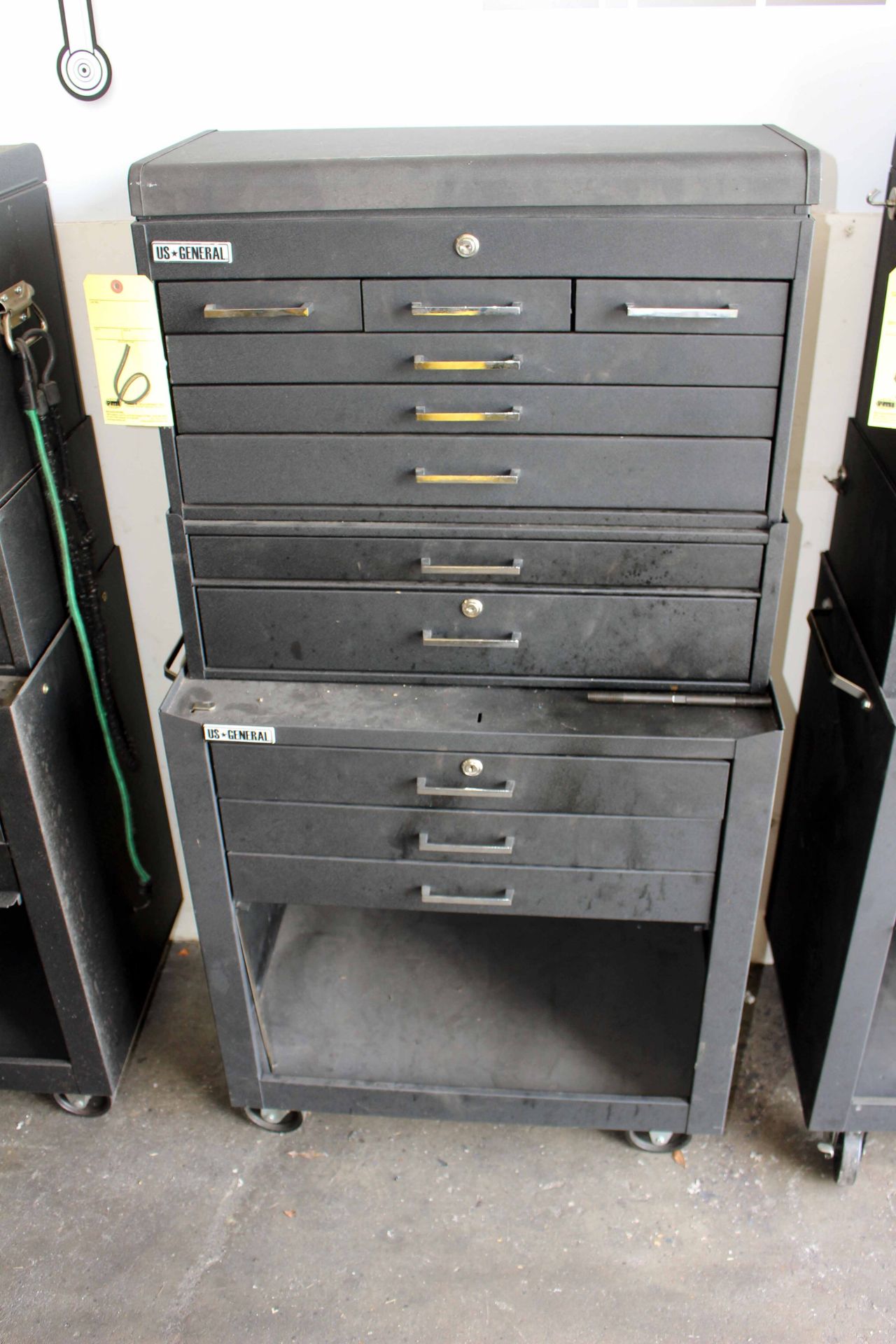 ROLLING SHOP TOOL STORAGE CABINET, US GENERAL