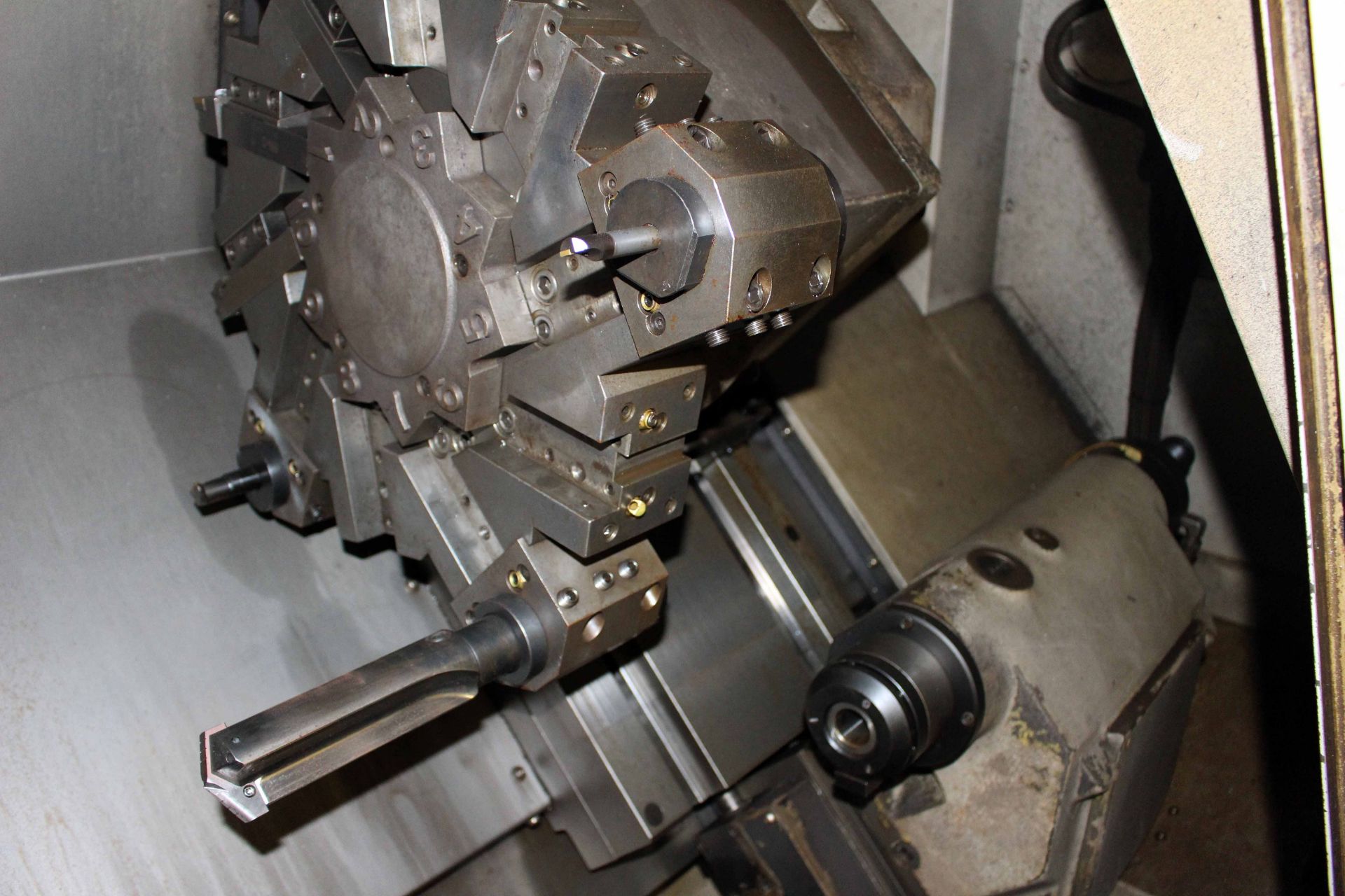 CNC LATHE, DOOSAN DAEWOO MDL. PUMA 300C, new 10/2004, Fanuc 21i-TB CNC control, EZ Guide Software, - Image 2 of 4