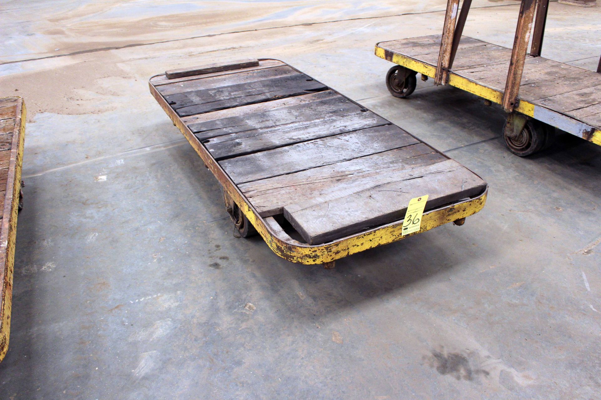 MATERIAL TRANSPORT CART, 3' x 6', H.D.