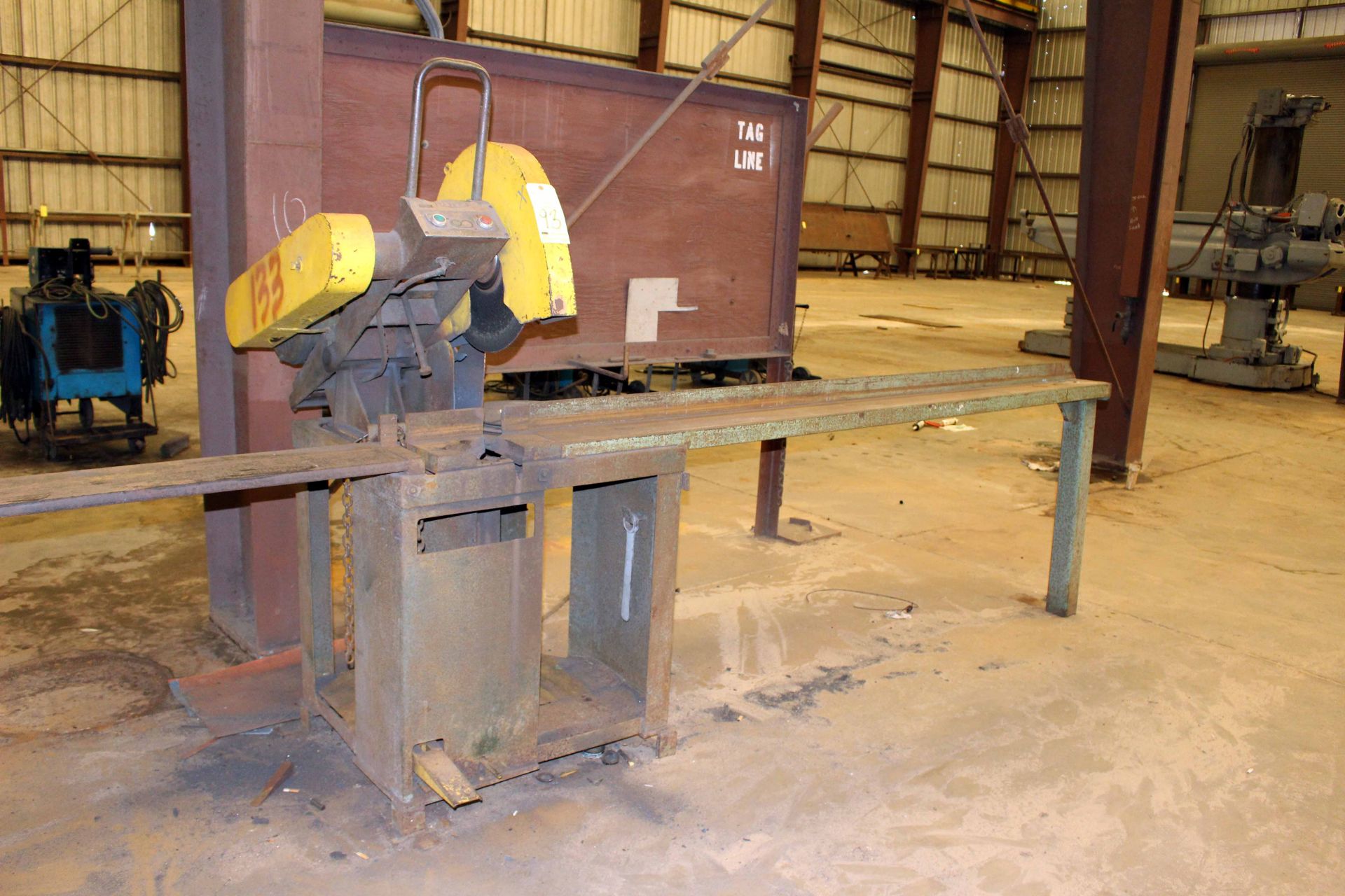 ABRASIVE CUT-OFF SAW, OSTER, 10 HP drive