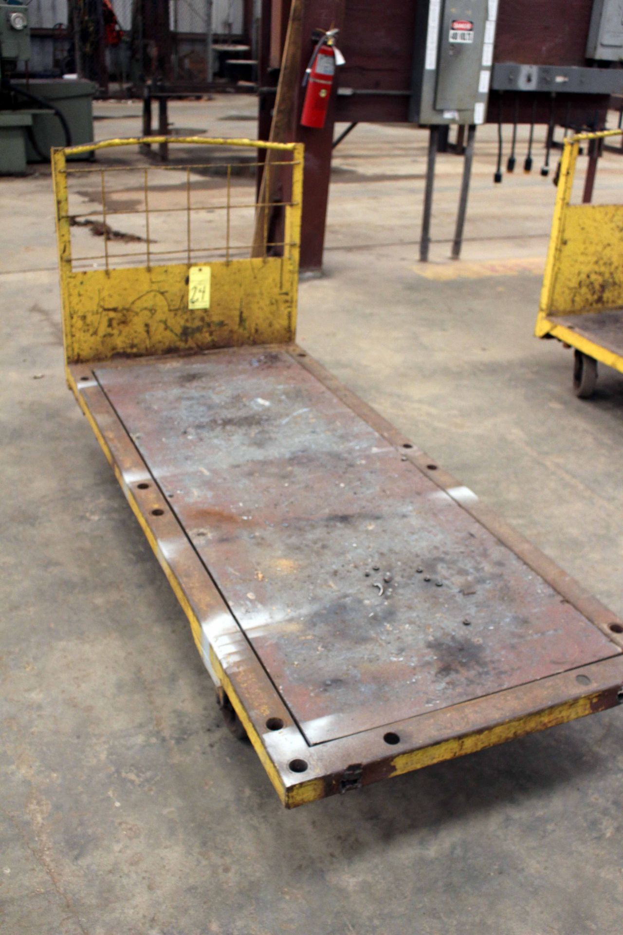 MATERIAL TRANSPORT CART, 3' x 6', H.D.