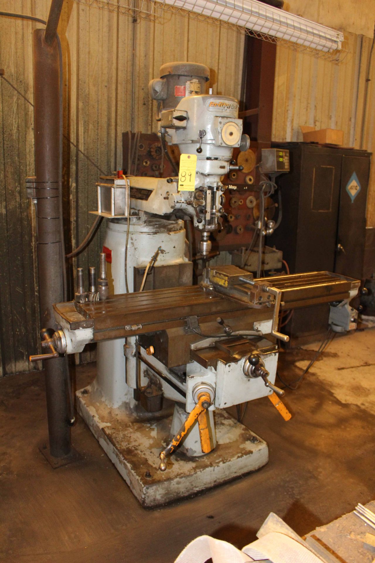 VERTICAL TURRET MILL, BRIDGEPORT SERIES II SPECIAL, 11” x 58” table, 2-axis D.R.O., long. pwr. feed,